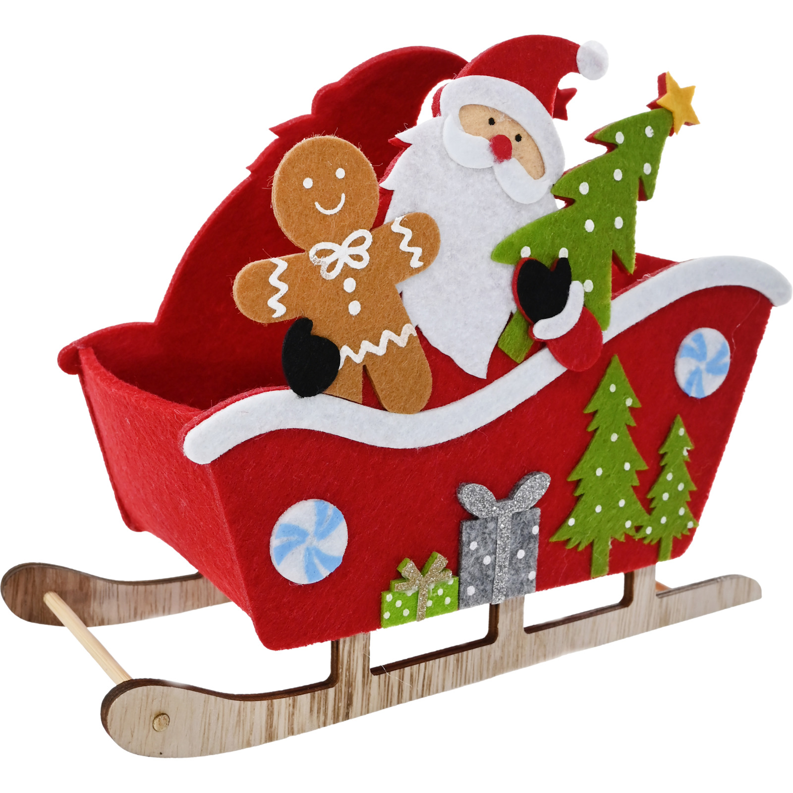 Santa's Sleigh Tabletop Decoration 22cm
