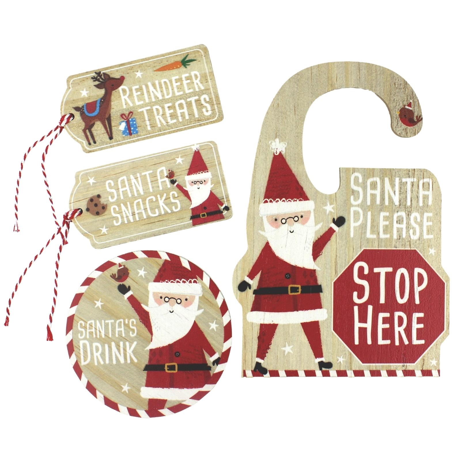 Santa Is Coming Welcome Kit (Pack of 4)