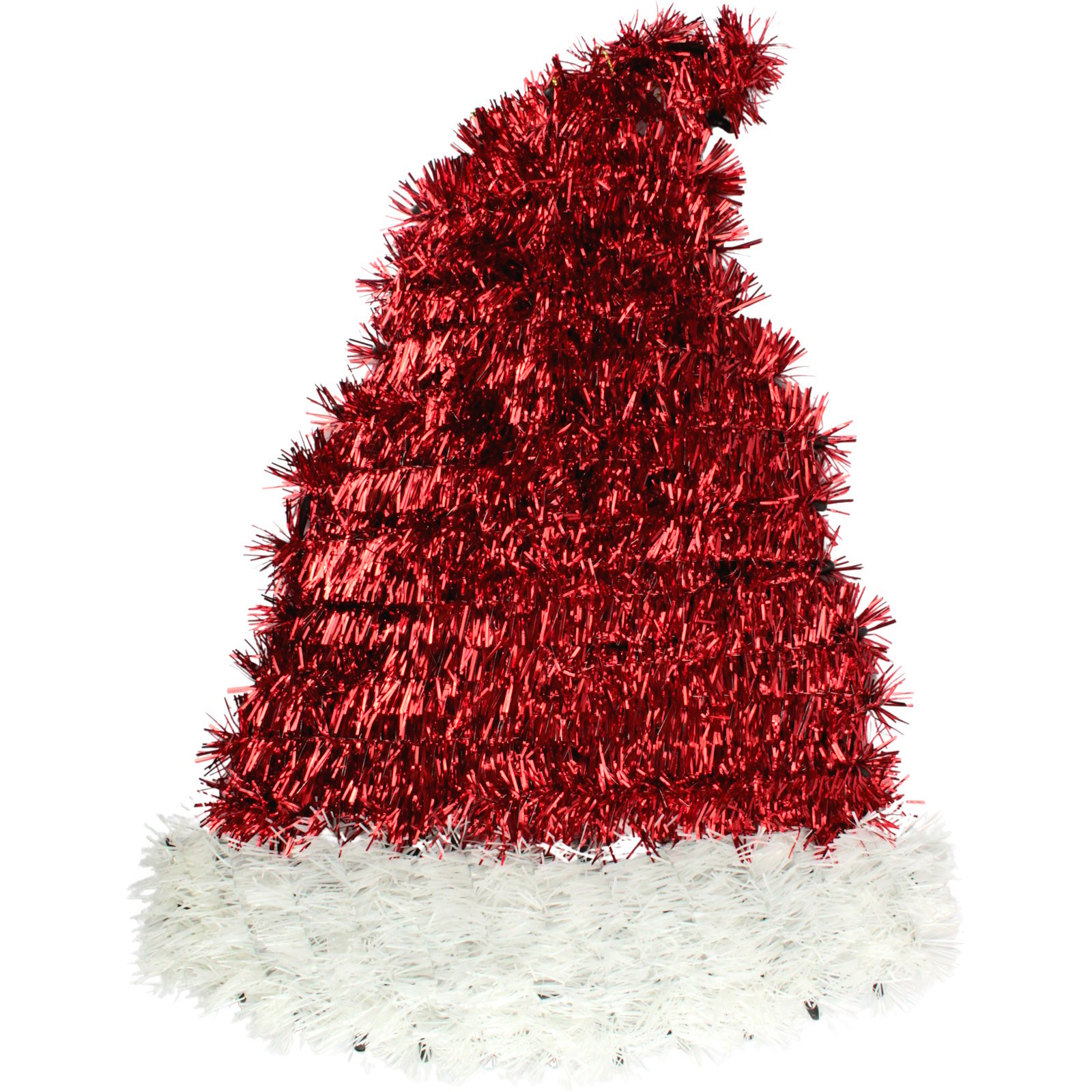 Santa Hat Tinsel Wall Decoration 