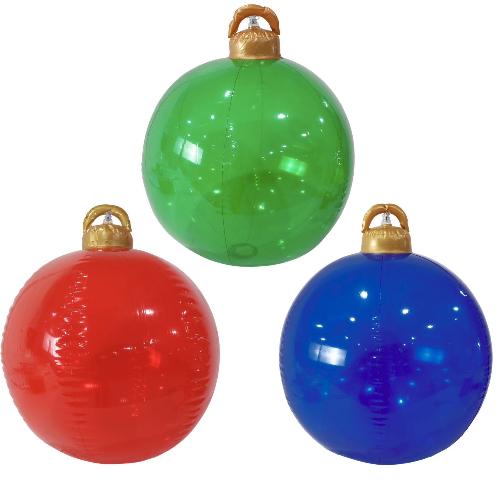 Inflatable Christmas Bauble 50cm Assorted