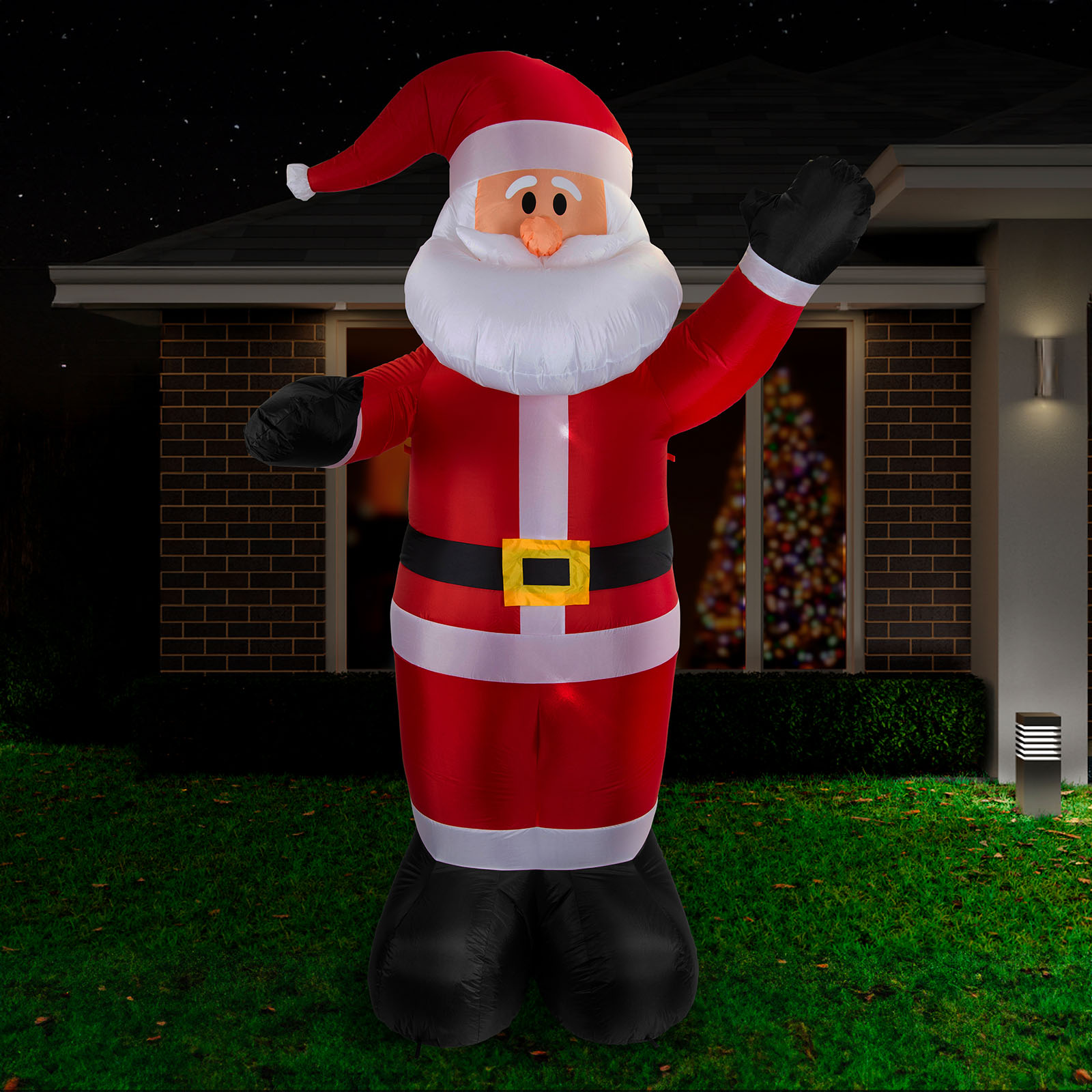 Inflatable Santa Claus With LED Lights 240cm  