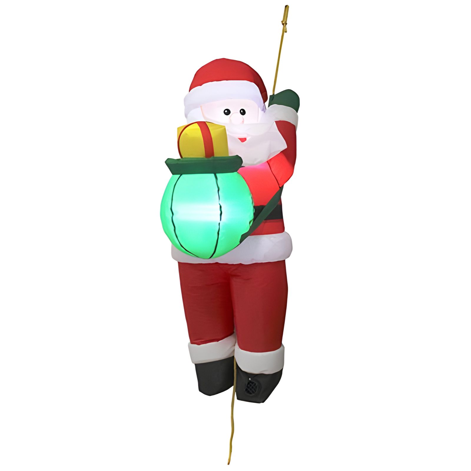 Christmas Inflatable Santa With Rope and LED Lights 122cm