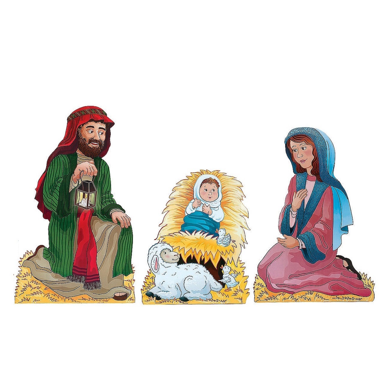 Christmas Nativity Stand Up Decorations