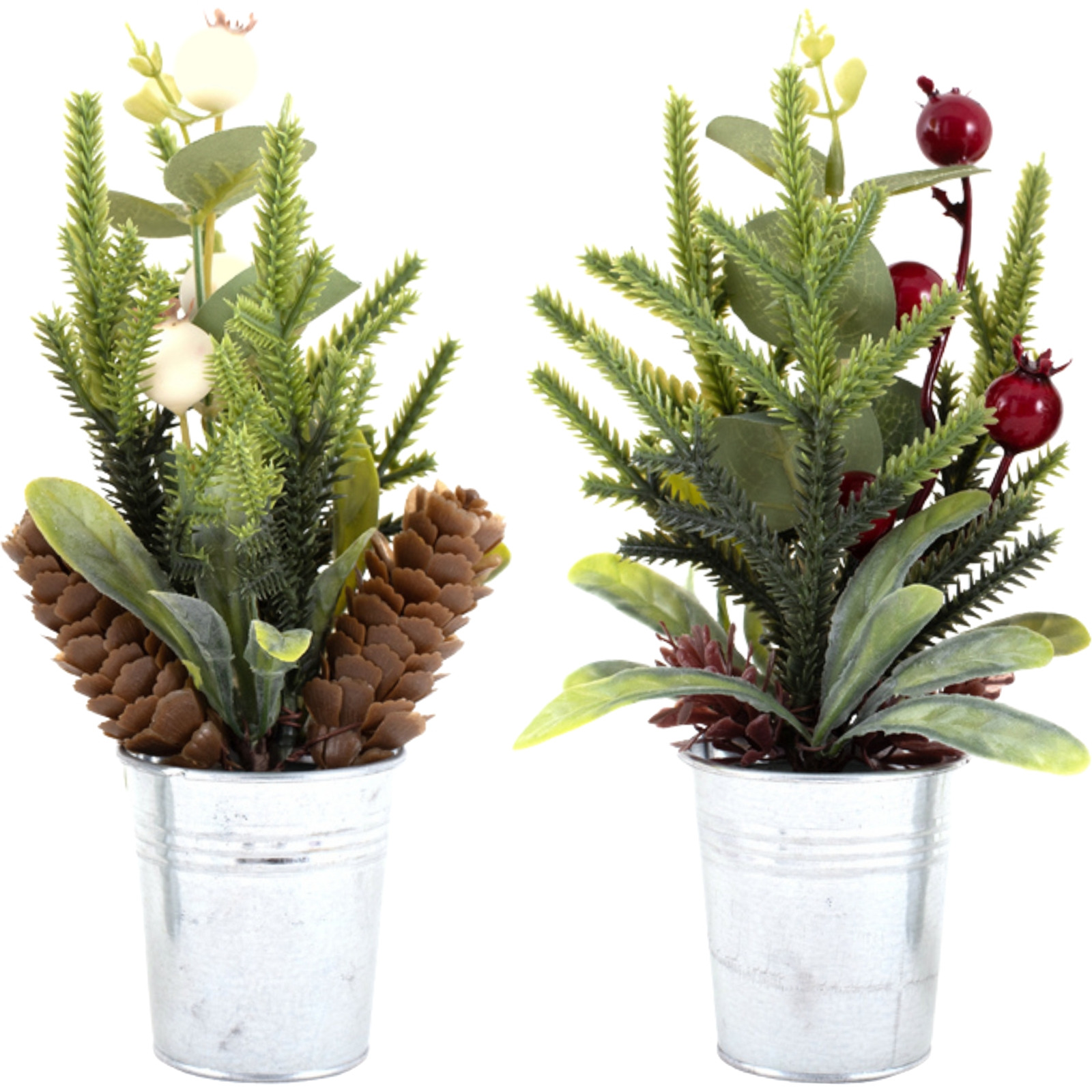 Artificial Festive Berry Plant Decoration 17cm (1 Only)