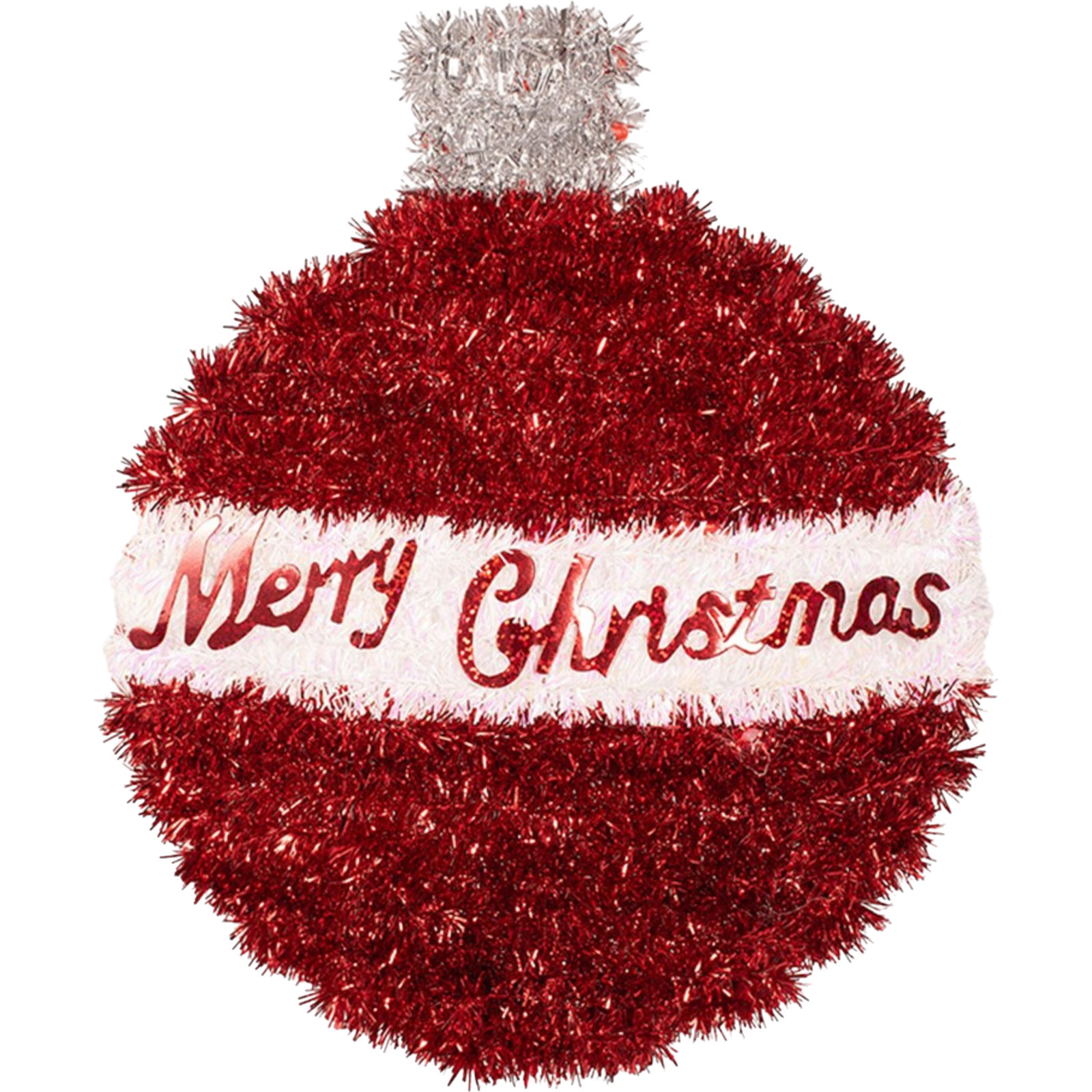 Bauble Tinsel Wall Decoration