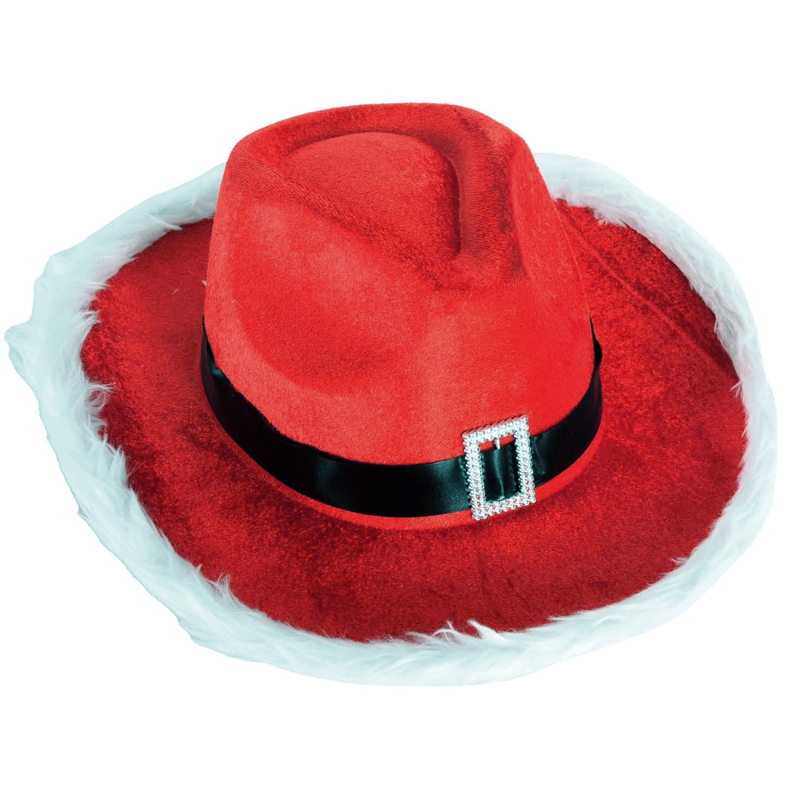 Adult Santa Cowboy Hat