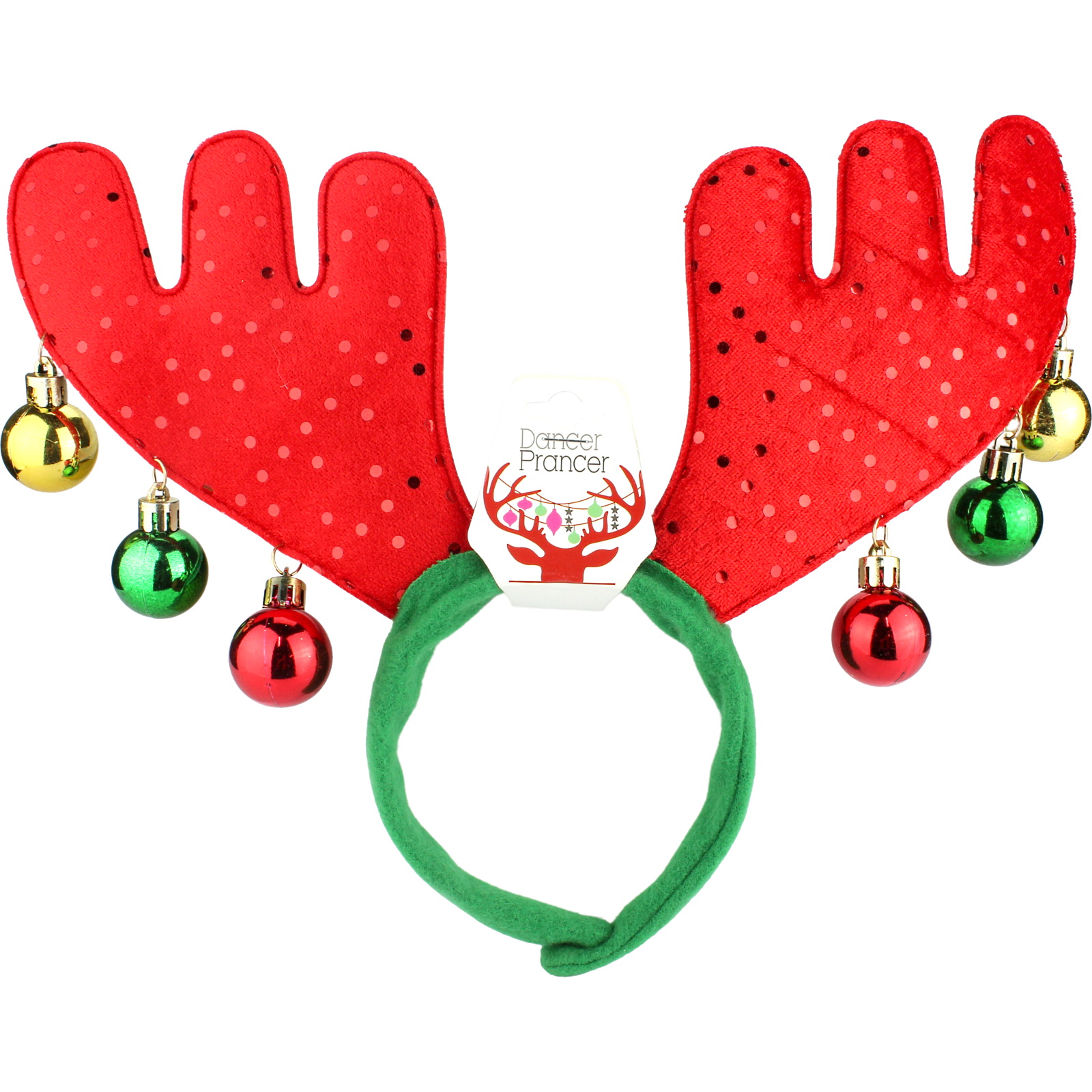 Reindeer Antler Bauble Headband