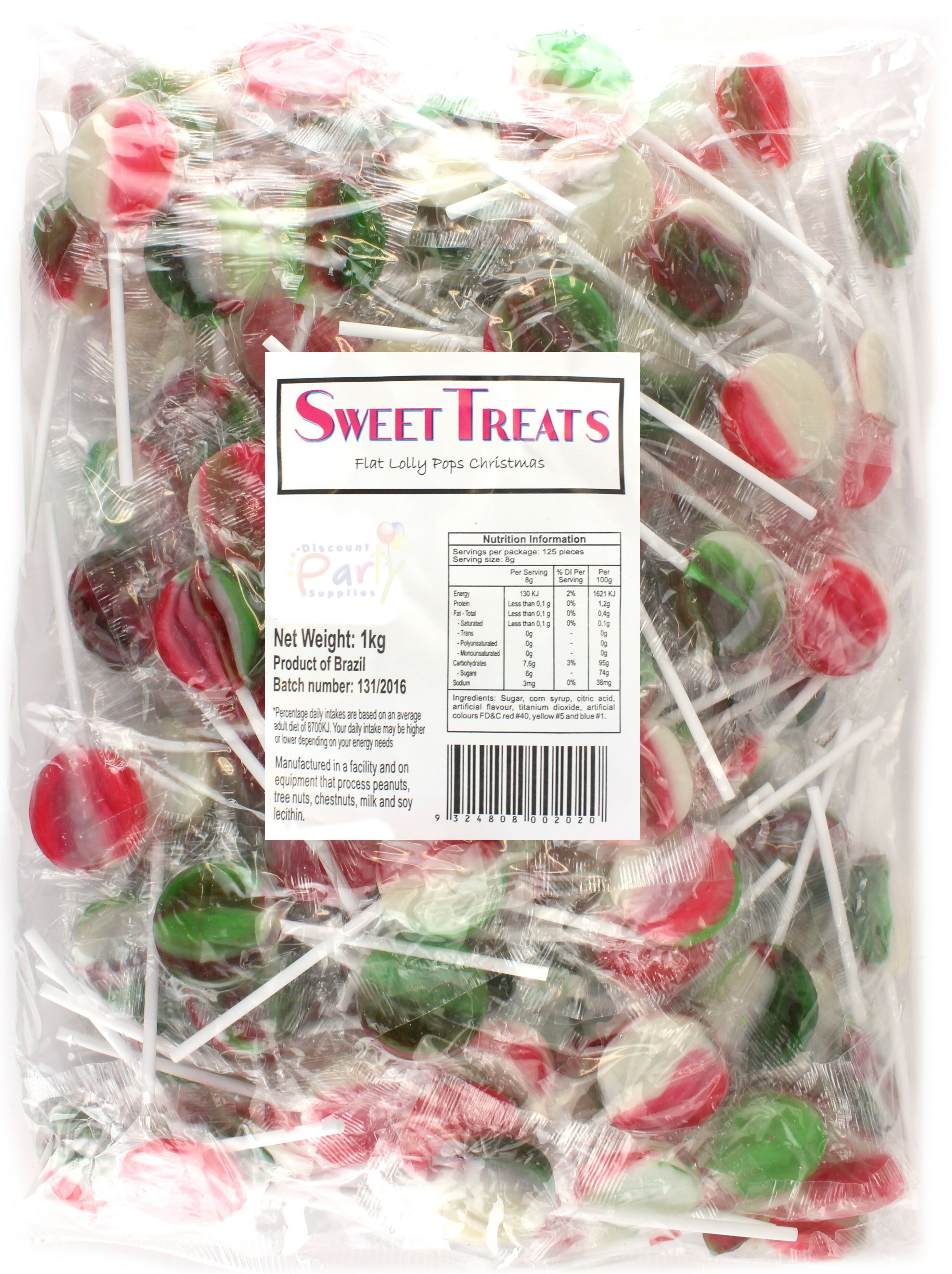 Christmas Lollipops (1kg)