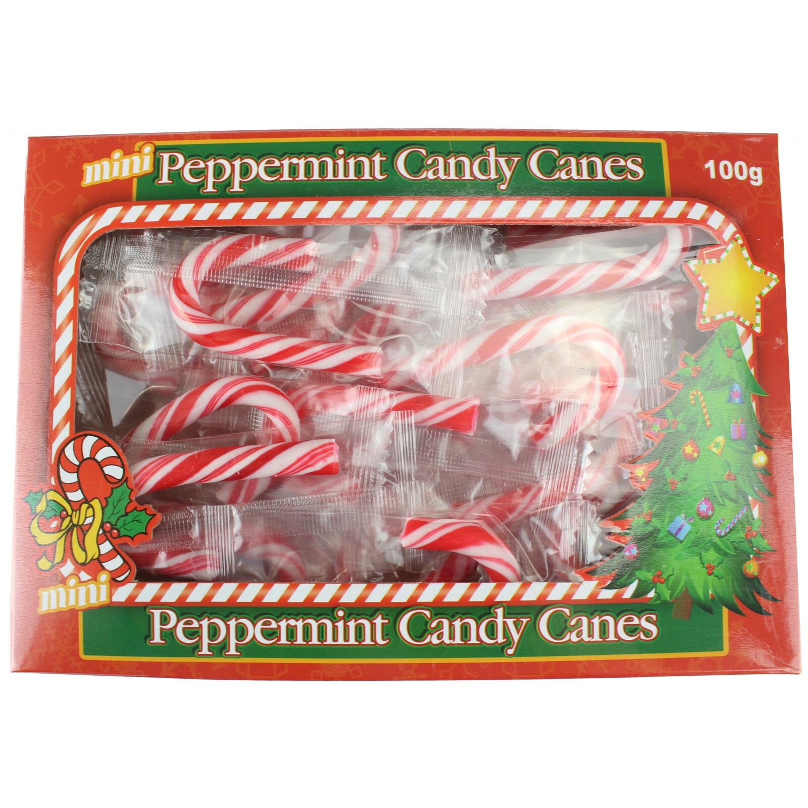 Mini Christmas Candy Canes (Box of 25)