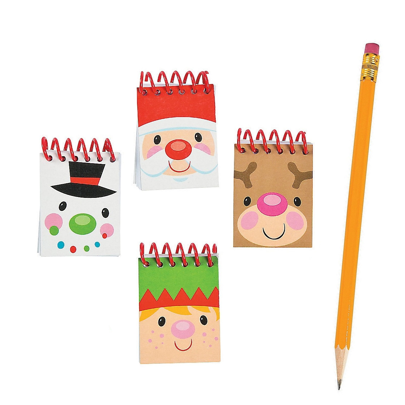Mini Christmas Notepads (Pack of 48)