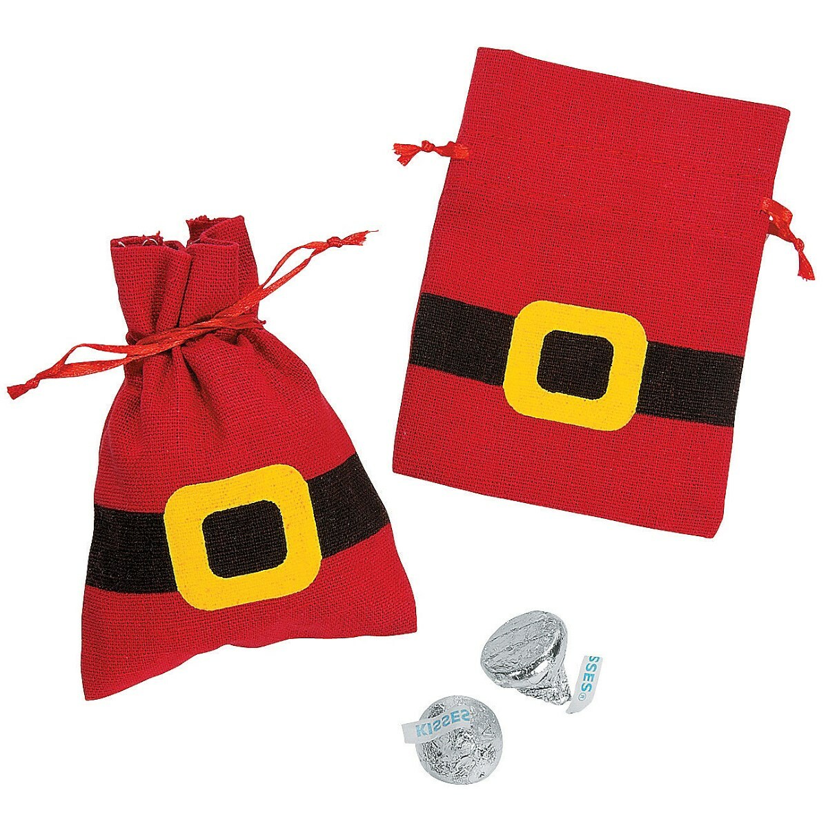 Mini Santa Suit Treat Bags (Pack of 12)