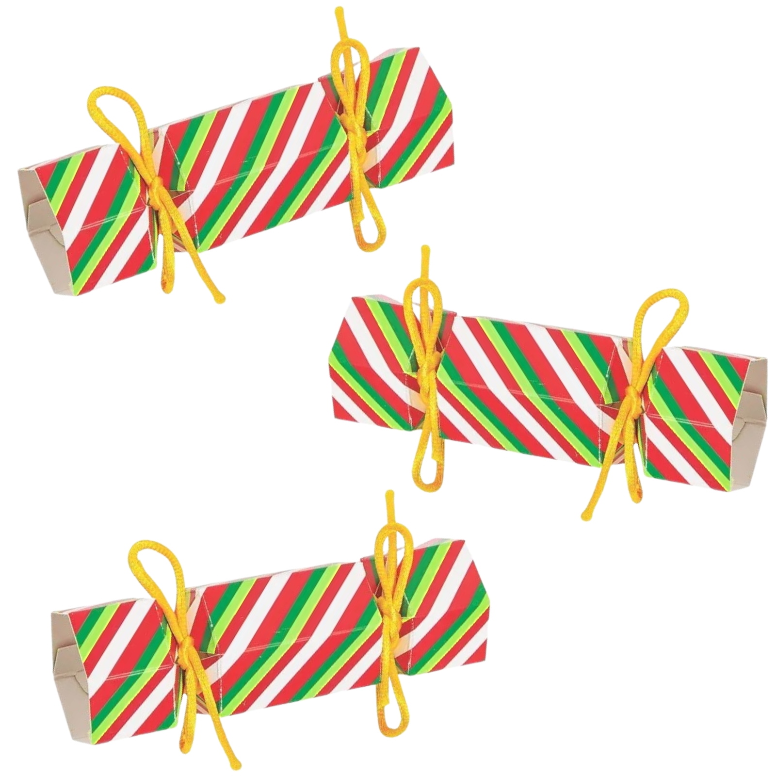 Mini Christmas Holiday Bon Bon Cracker Boxes (Pack of 12)