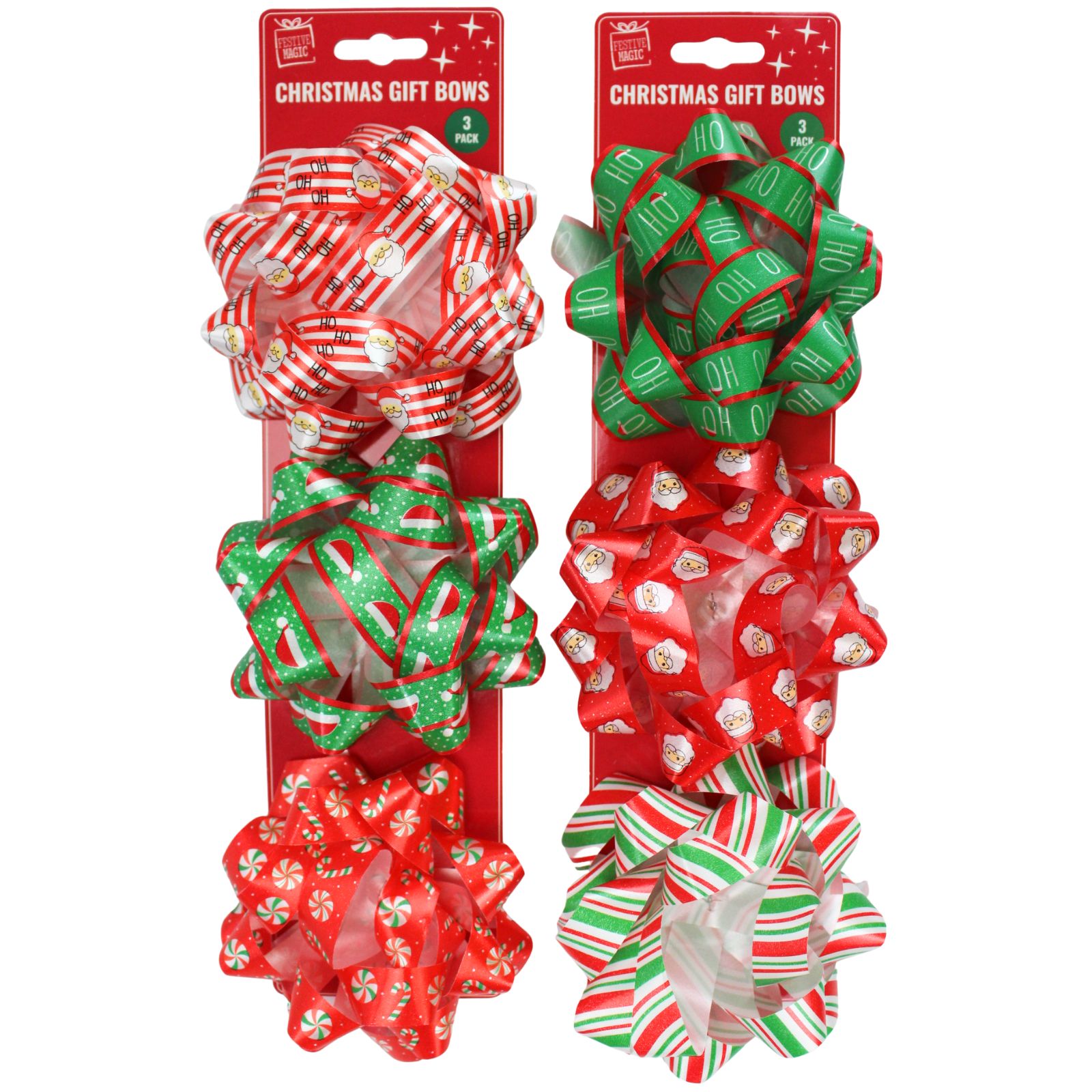 Pack of 3 Christmas Gift Bows (1 Only)