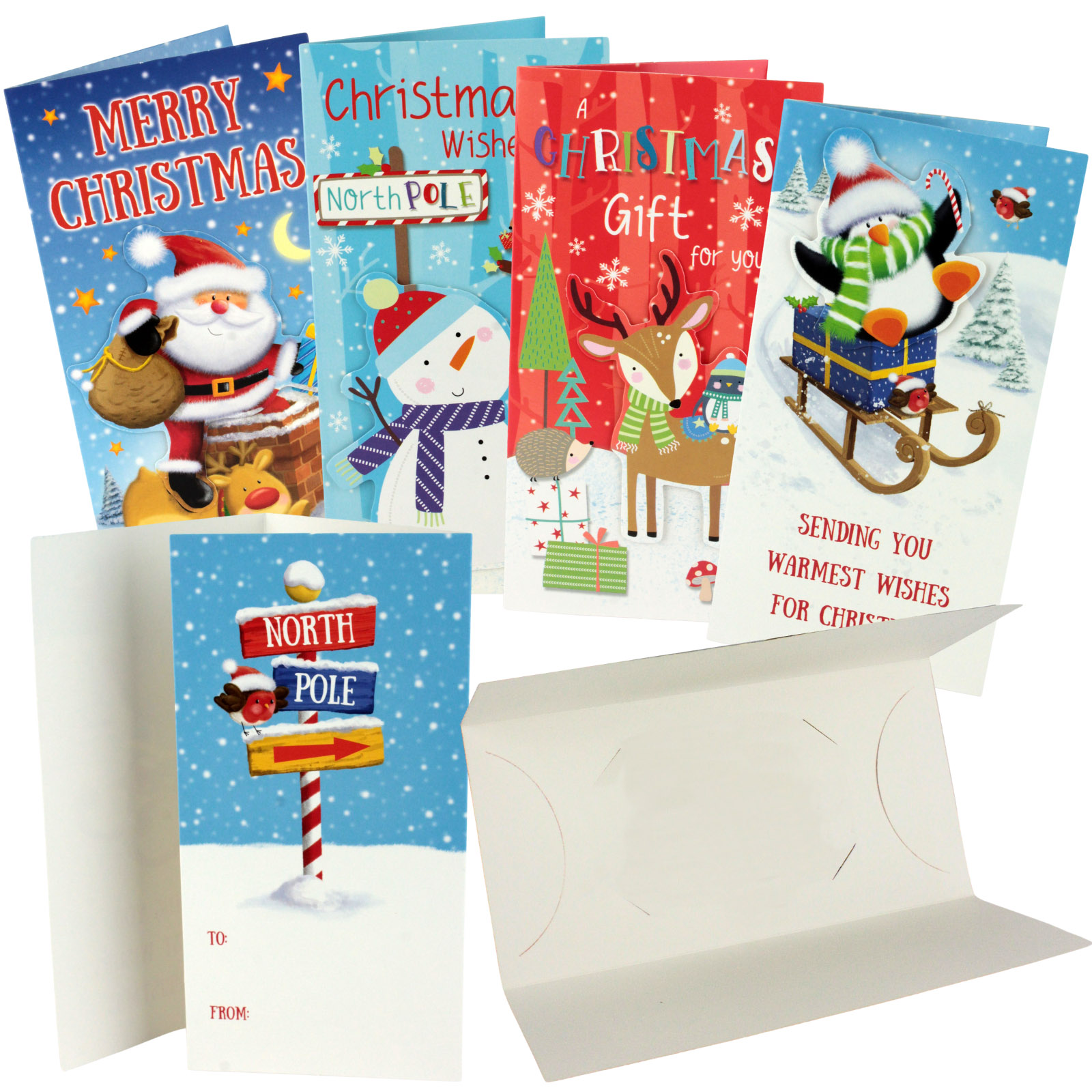 Festive Money and Gift Card Holders (Pack of 4)