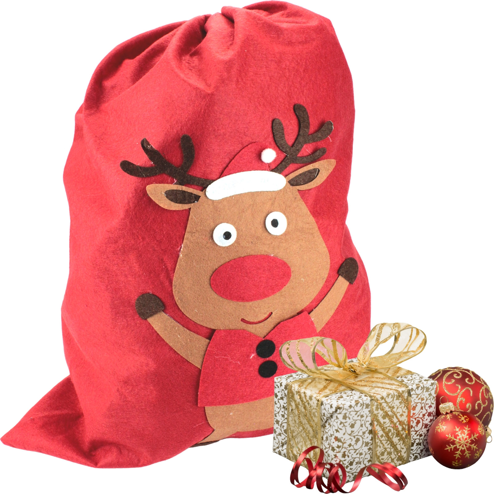 Rudolph The Red Nose Reindeer Gift Sack 60cm