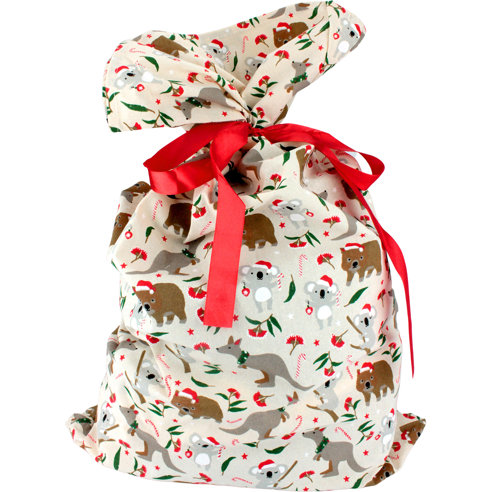 Australian Christmas Animals Gift Sack 80cm