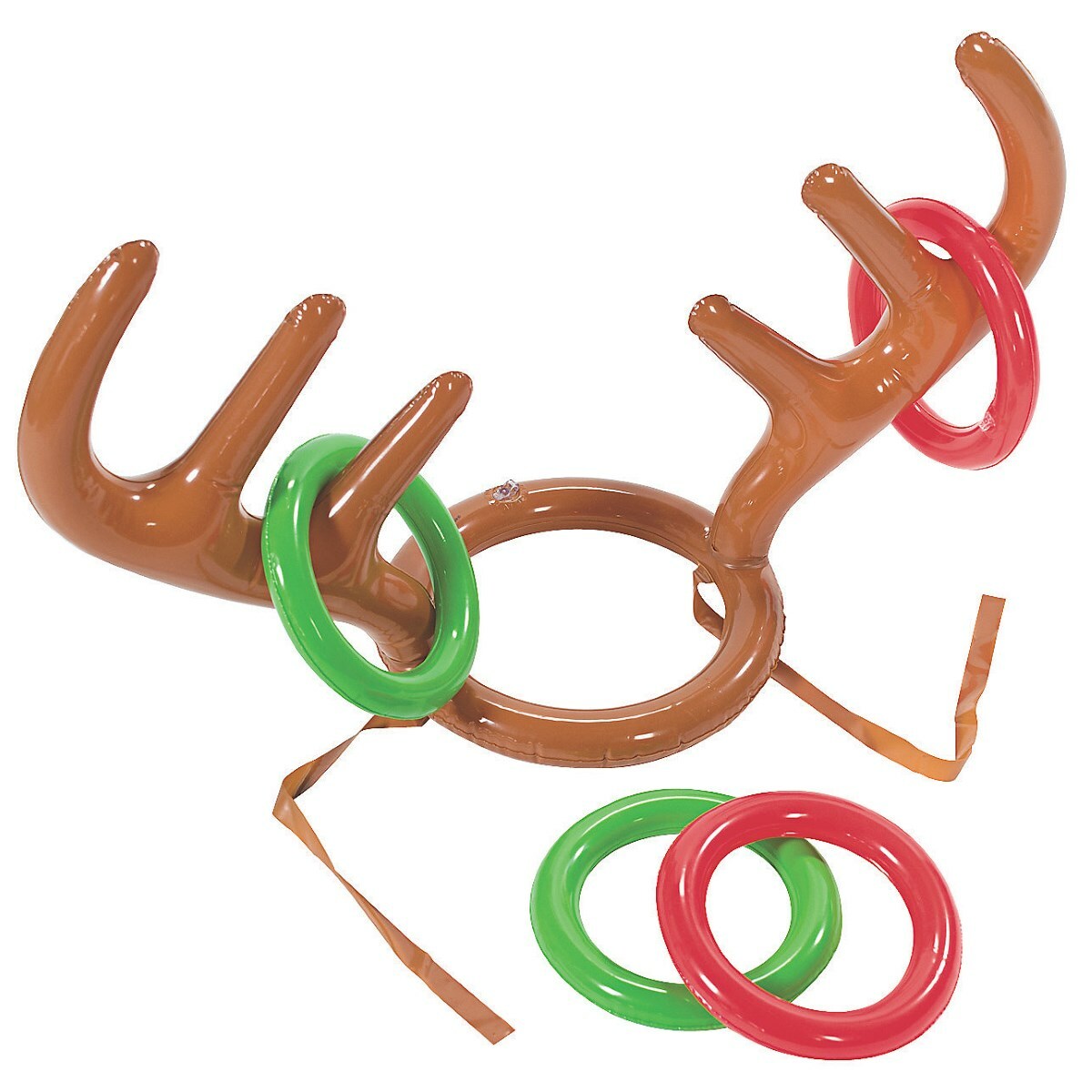 Inflatable Reindeer Antler Ring Toss Game