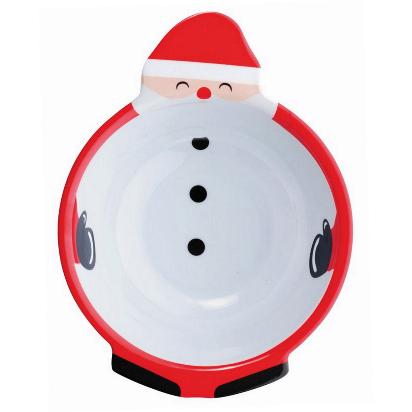 Jolly Santa Melamine Snack Bowl