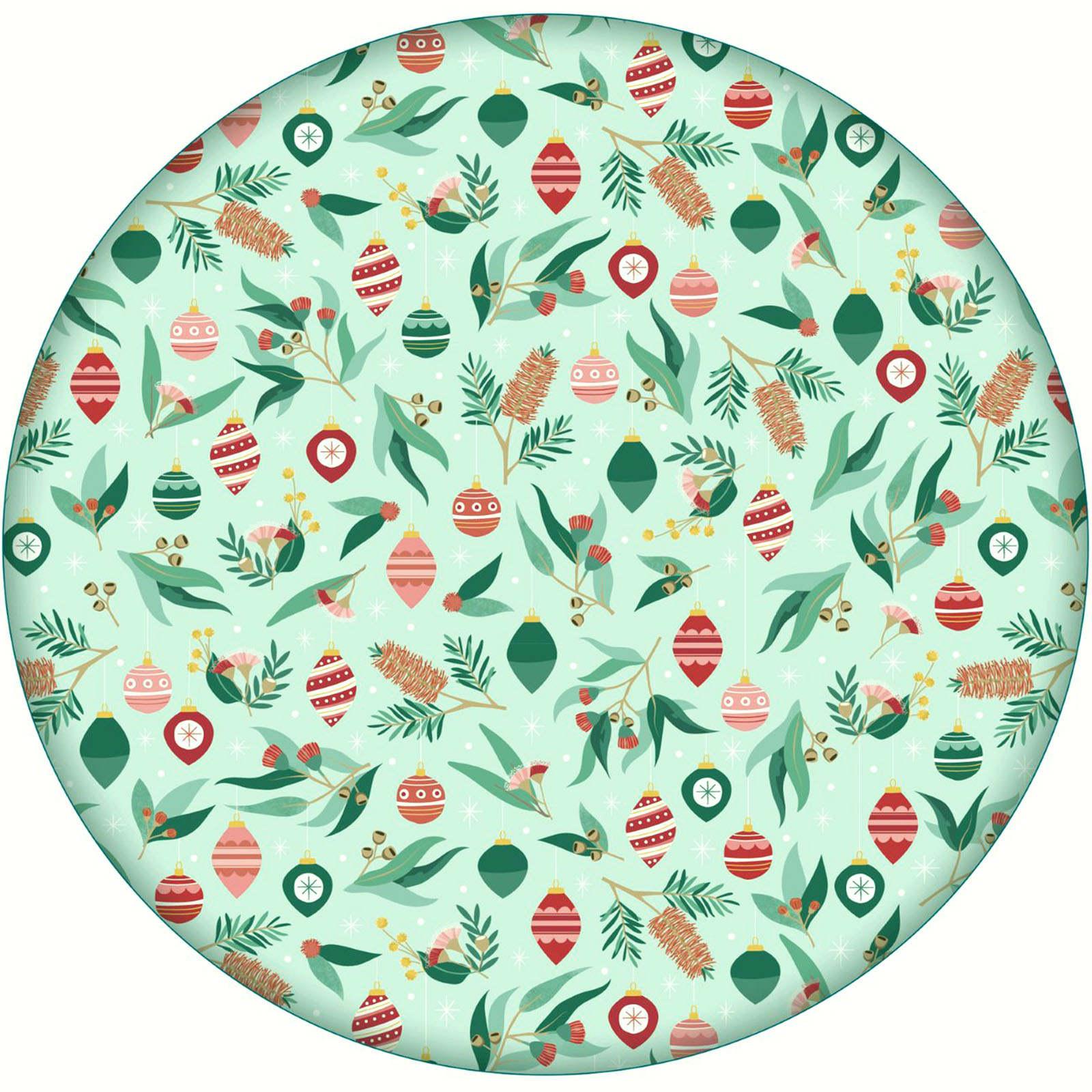 Frankie & Me Australiana Christmas Bamboo Fibre Plates 28cm (Set of  2)