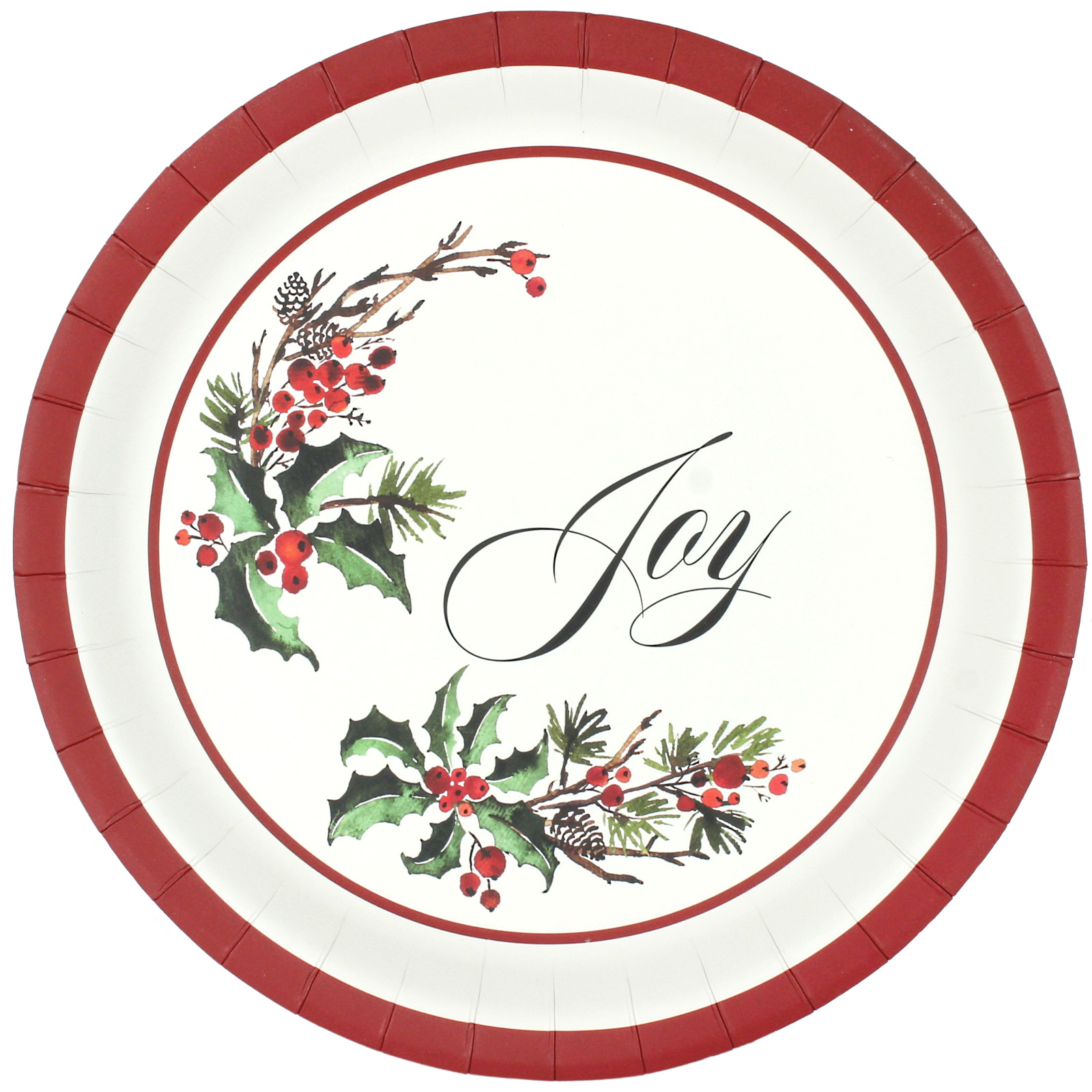 Joy to the World Large Paper Plates (Pack of 10)