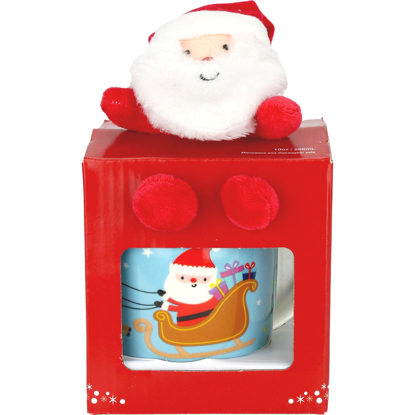 Santa Mug & Plush Toy Gift Set