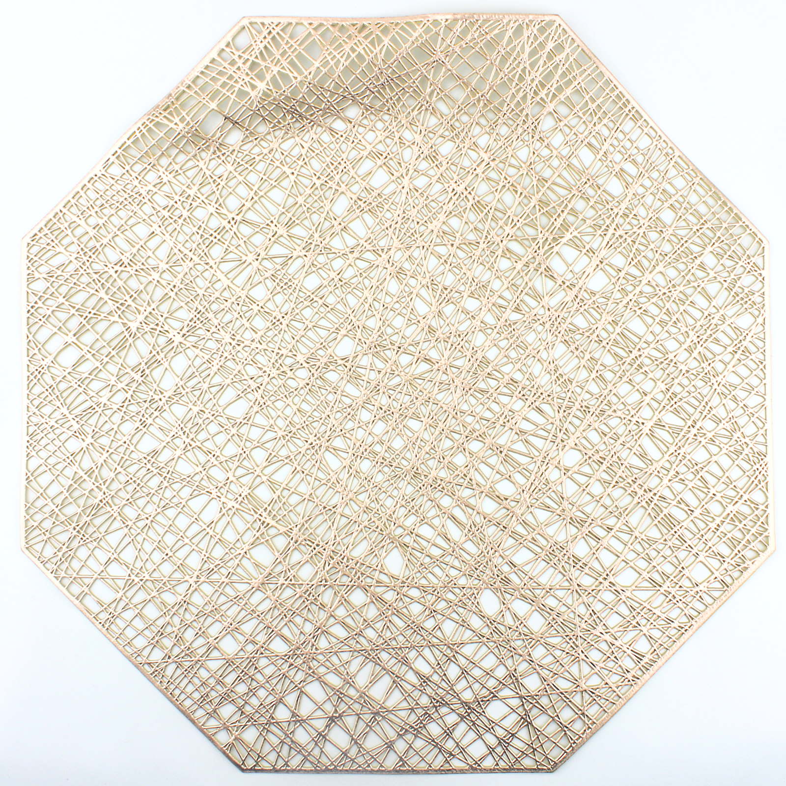 Decorative Metallic Champagne Gold Placemat