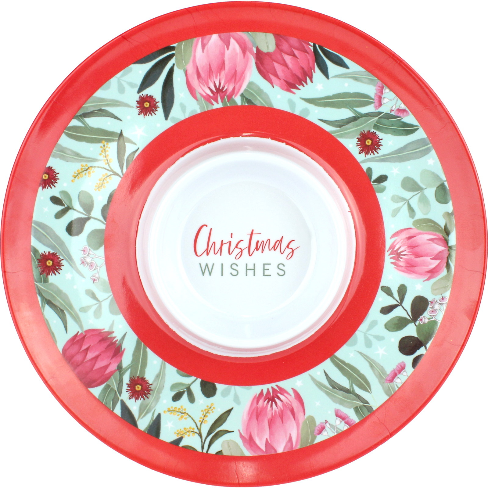 Australian Native Christmas Chip & Dip Melamine Platter 