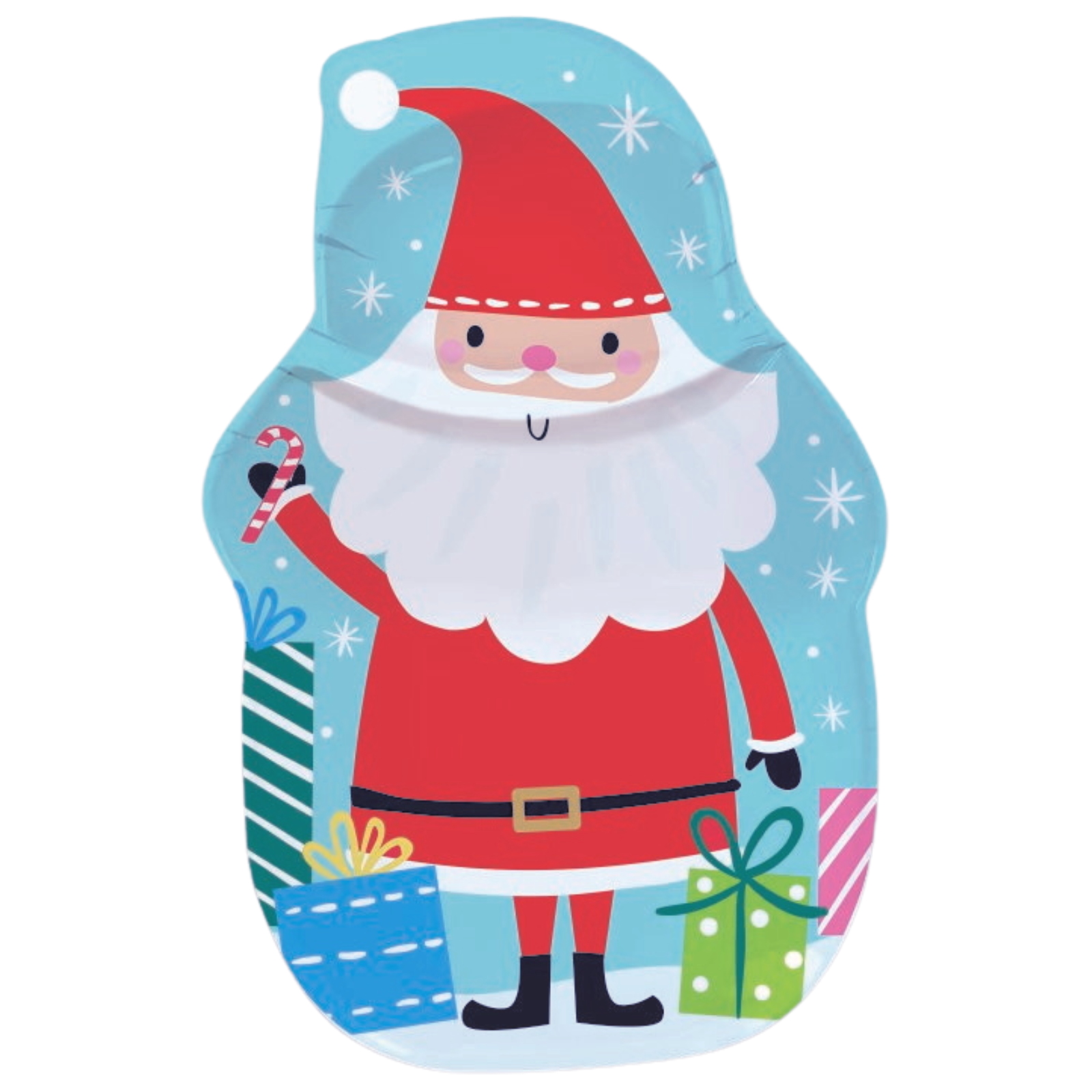 Plastic Santa Platter