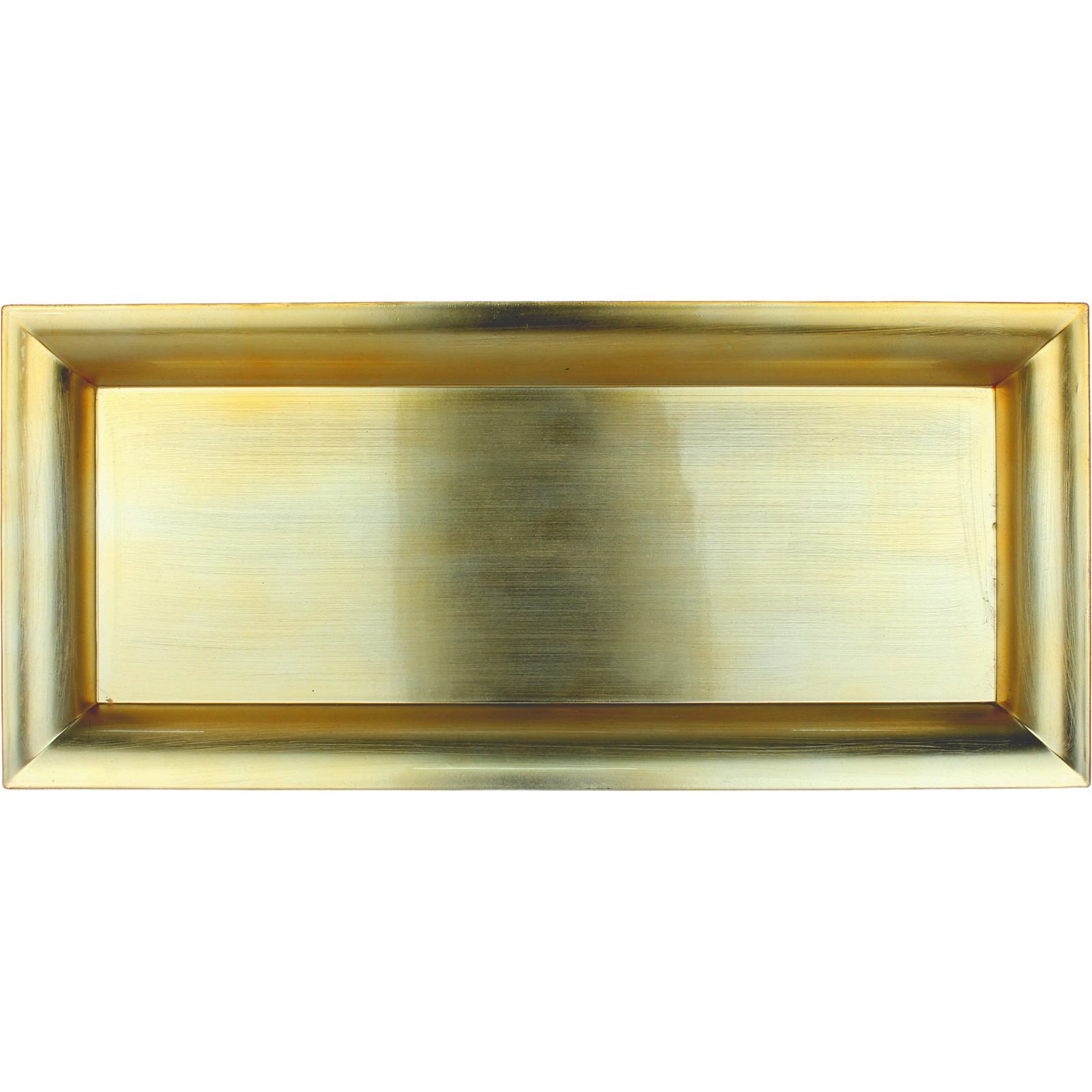 Brushed Gold Rectangular Melamine Serving Platter 41cm x 18cm