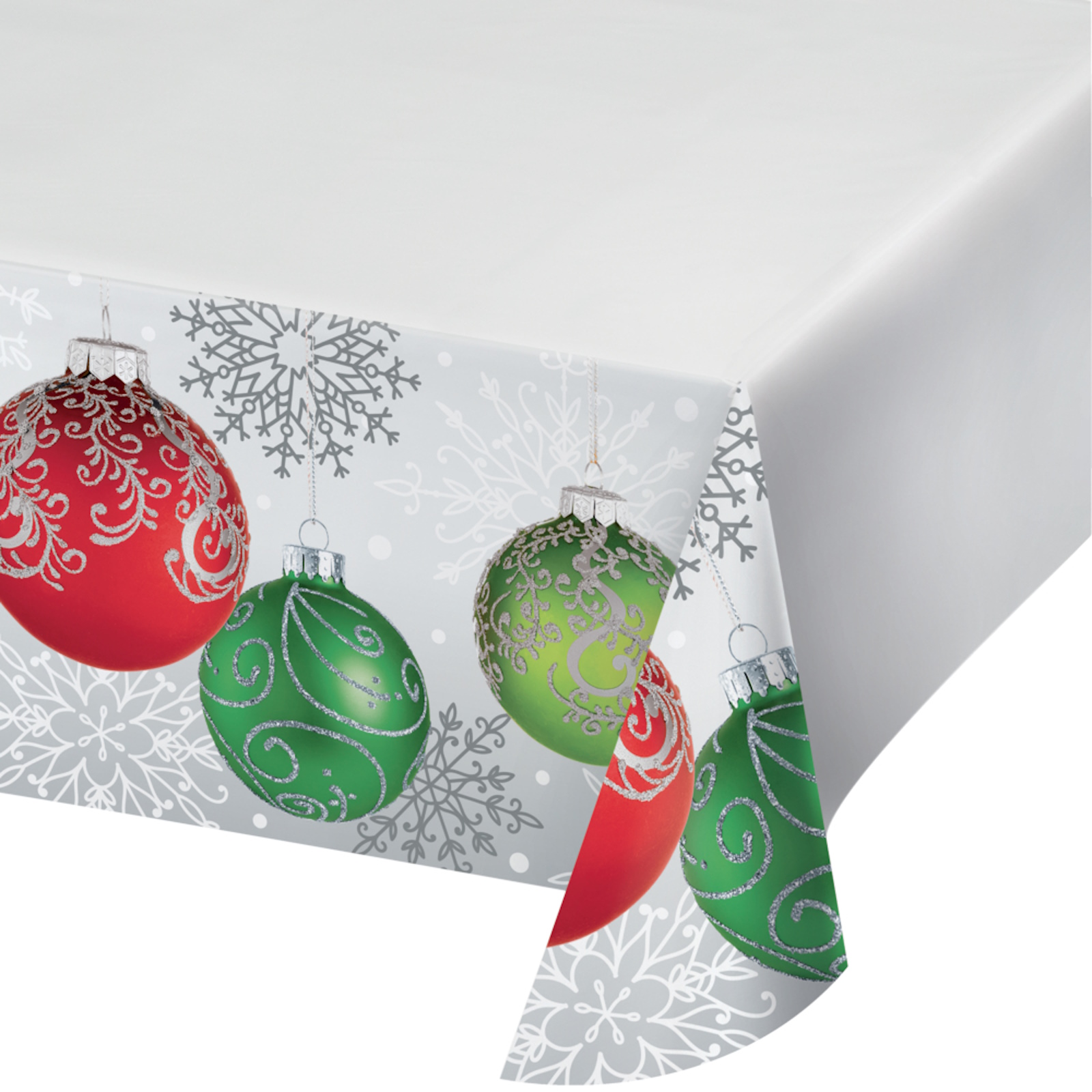 Elegant Ornaments Paper Tablecloth