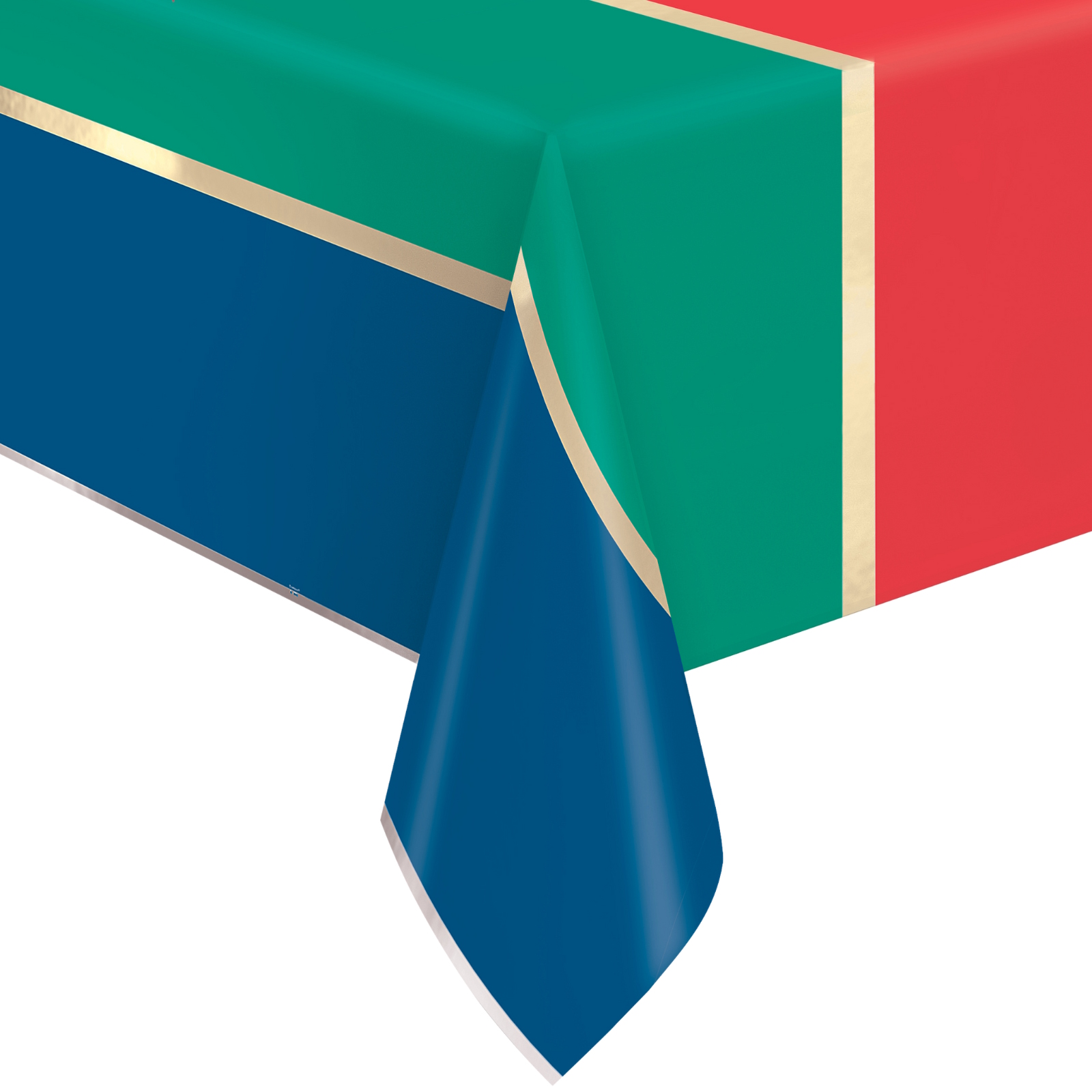 Vibrant Christmas Foil Tablecloth