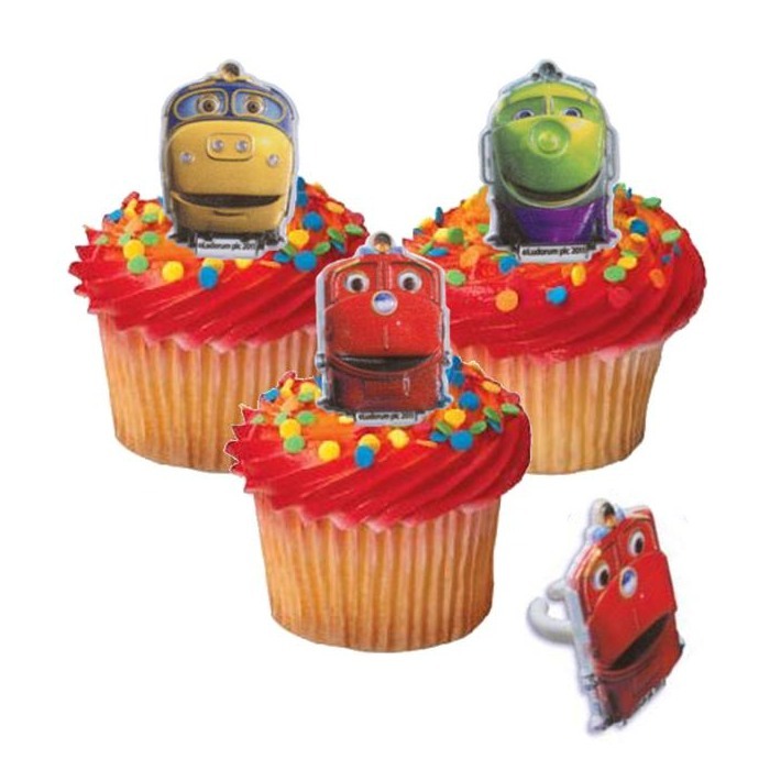 Chuggington Cupcake Rings (Pack of 12)