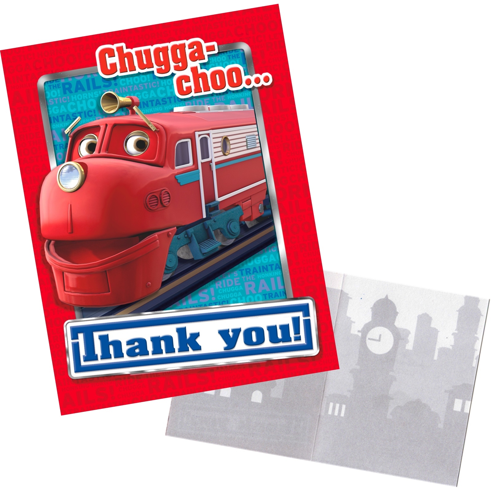 Chuggington Party Thank You Cards (Pack of 8)