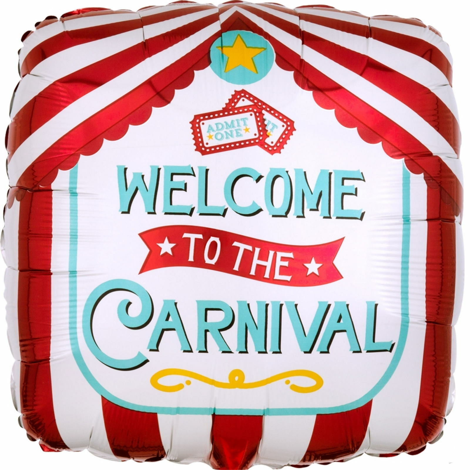 Welcome To The Carnival Helium Balloon