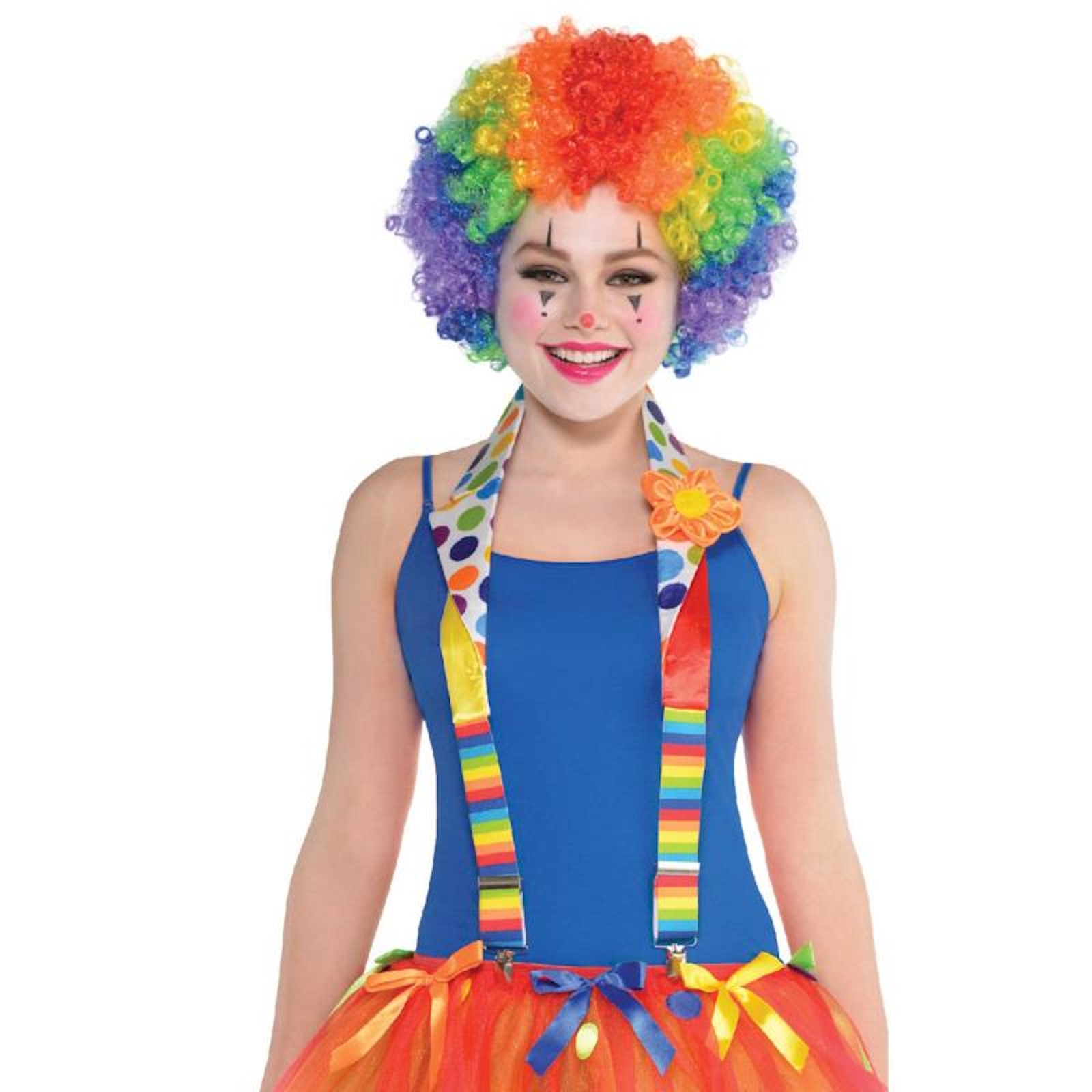 Clown Deluxe Suspenders Adult Costume Accessory