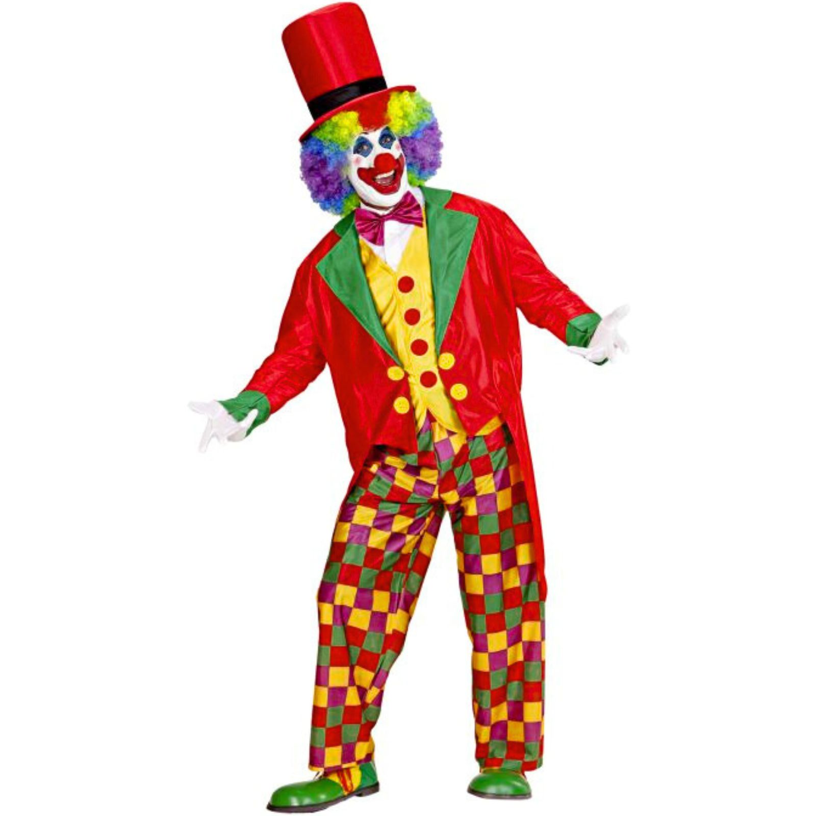 Adult Circus Clown Costume 2X-Large