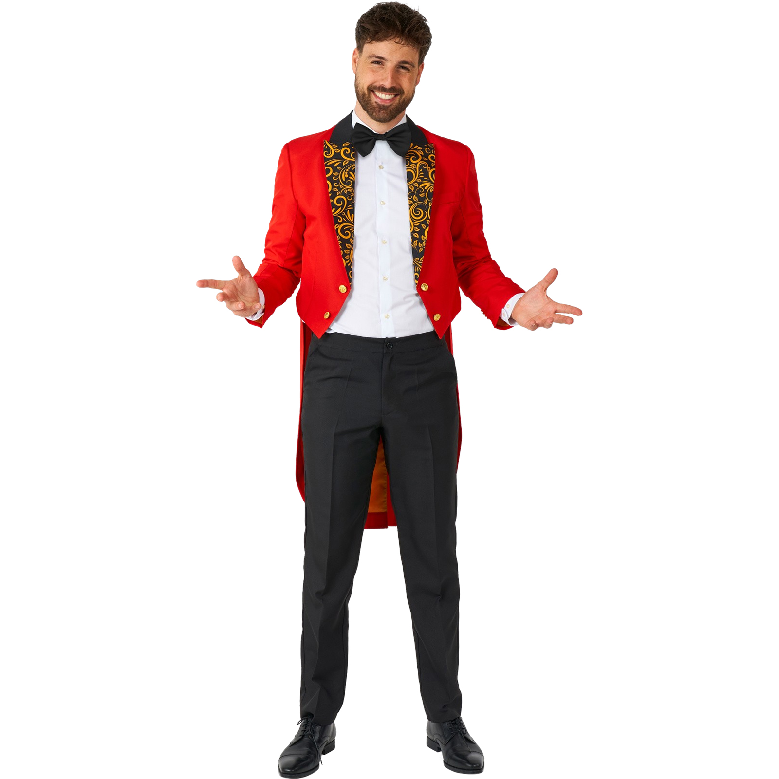 Suitmeister Men's Red Circus Tailcoat Suit