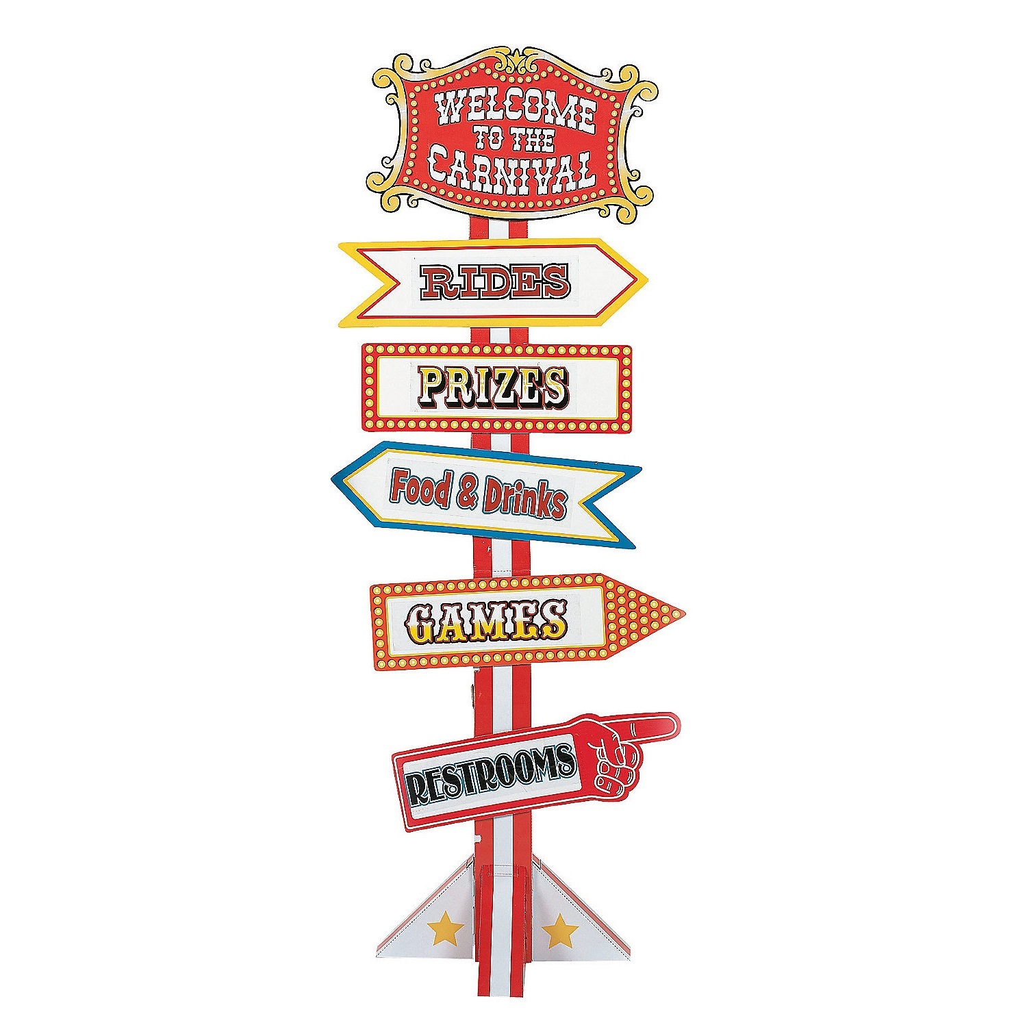 Big Top Circus Directional Sign