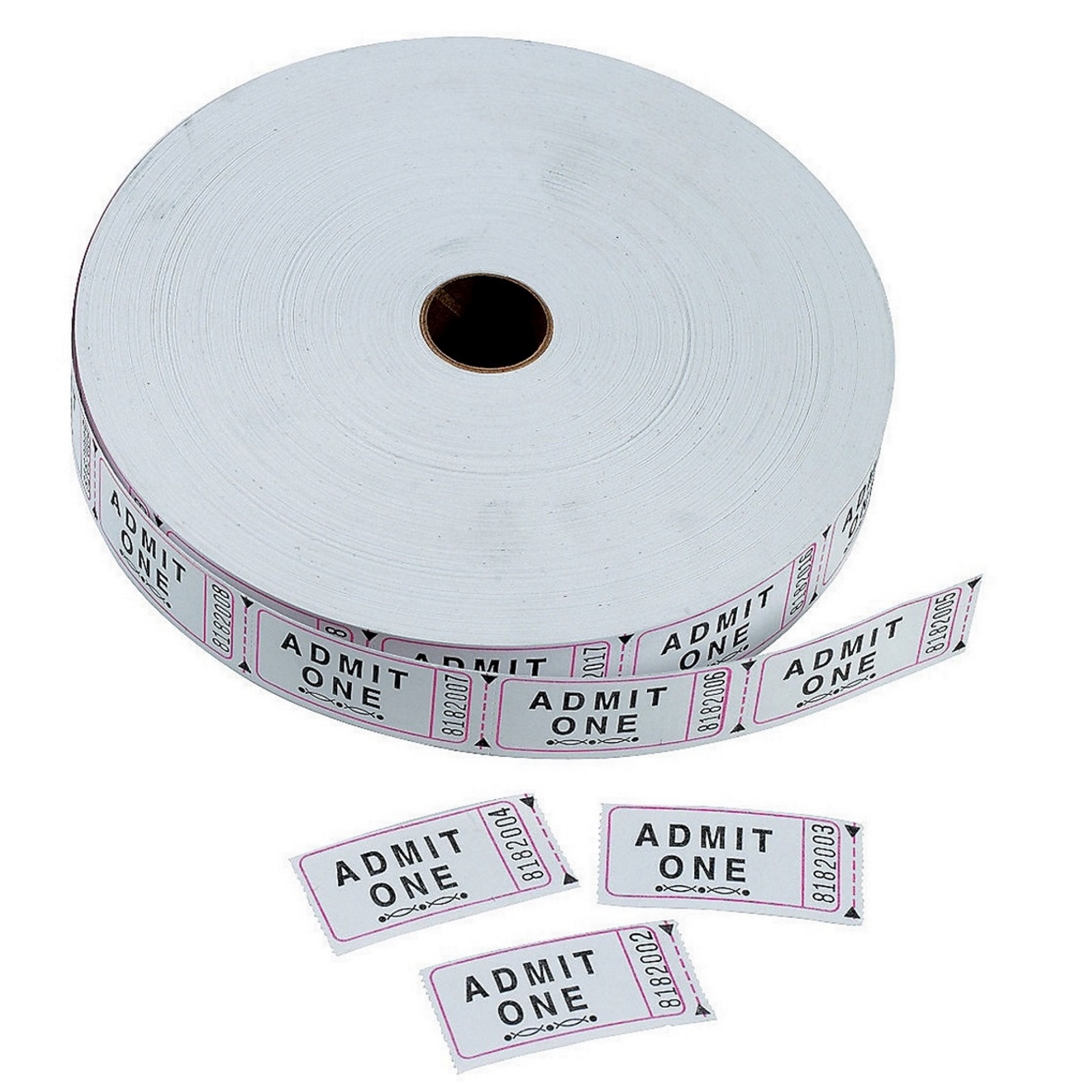 Circus Admit One Ticket Roll (2000 Tickets)