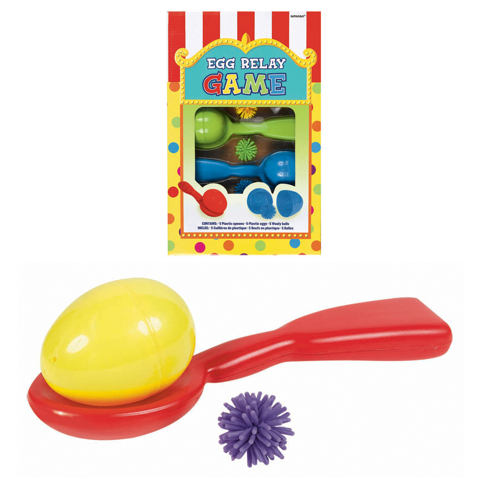 Egg and Spoon Relay Game