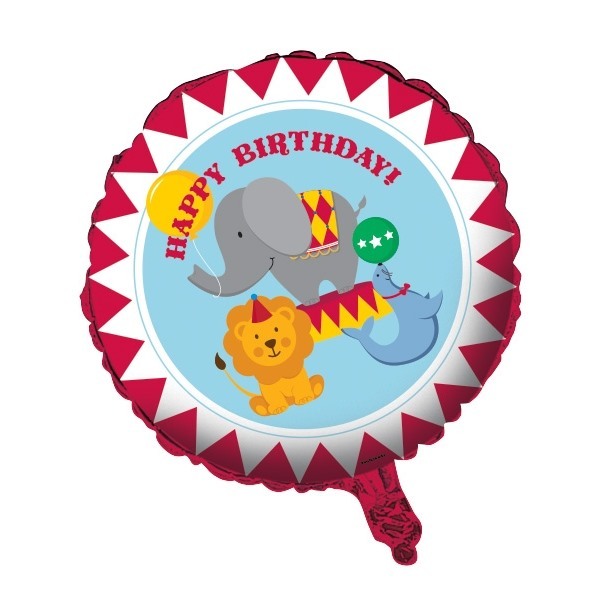 Circus Time Helium Balloon