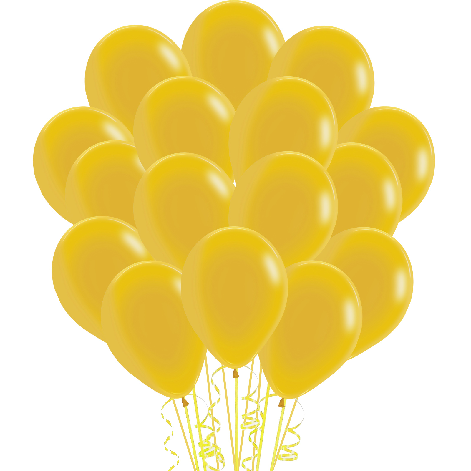 Sempertex Fashion Mustard Latex Small 12cm Balloons (Pack of 20)