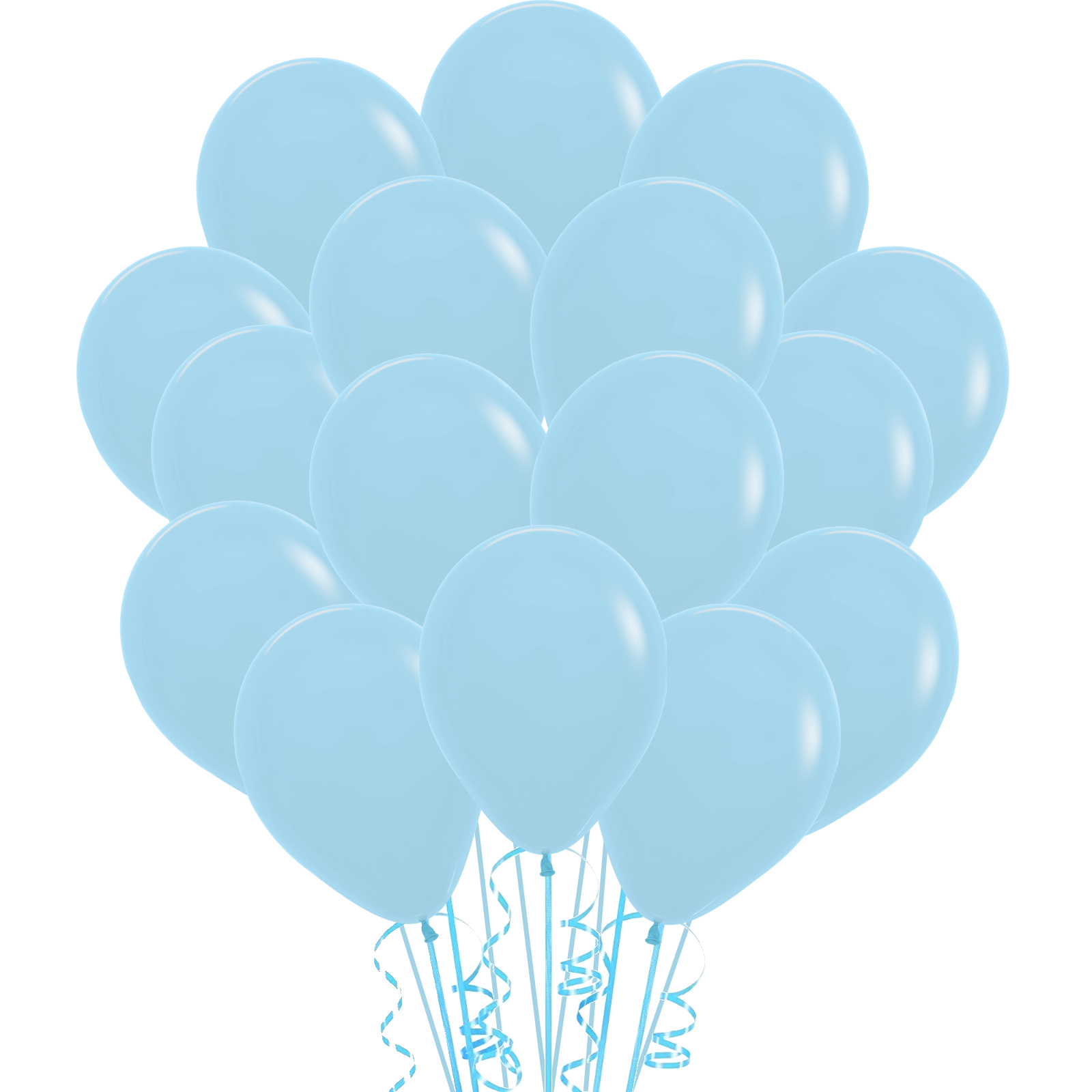 Sempertex Pastel Matte Blue Latex Small 12cm Balloons (Pack of 20)