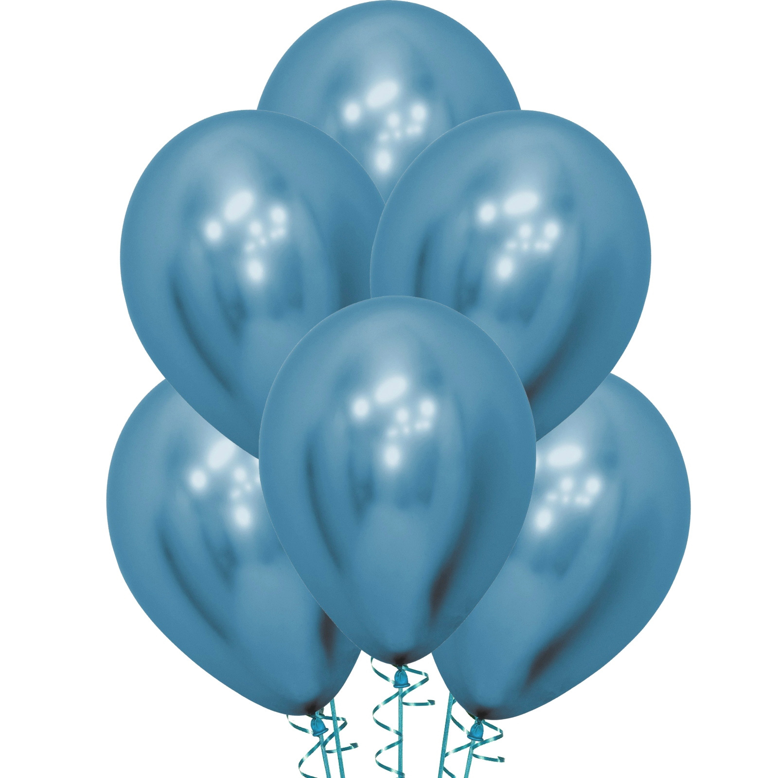 Reflex Blue Latex Balloons 30cm (Pack of 50)