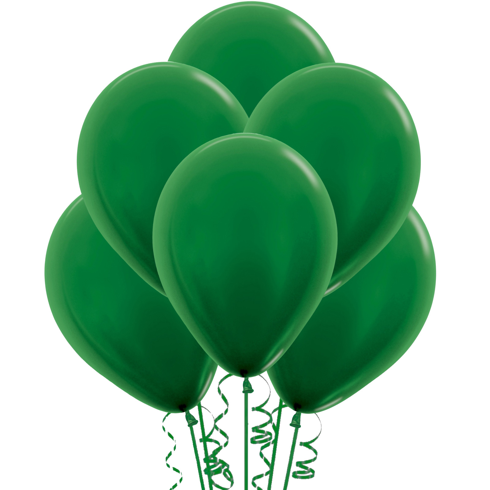 Green Shimmer Balloons 30cm (Pack of 18)