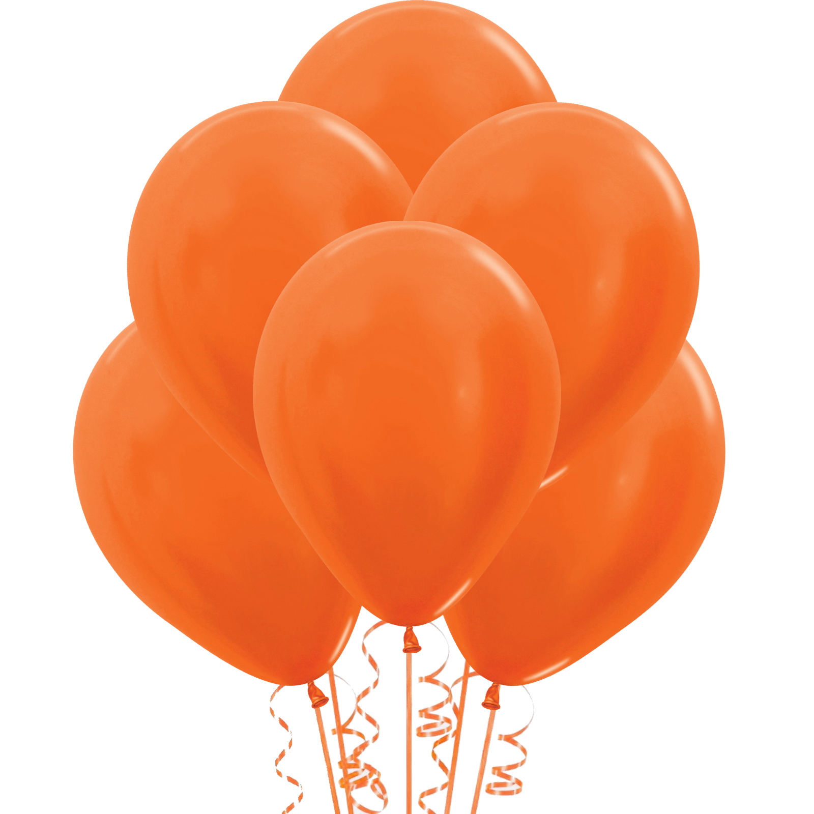 Orange Shimmer Balloons 30cm (Pack of 18) 