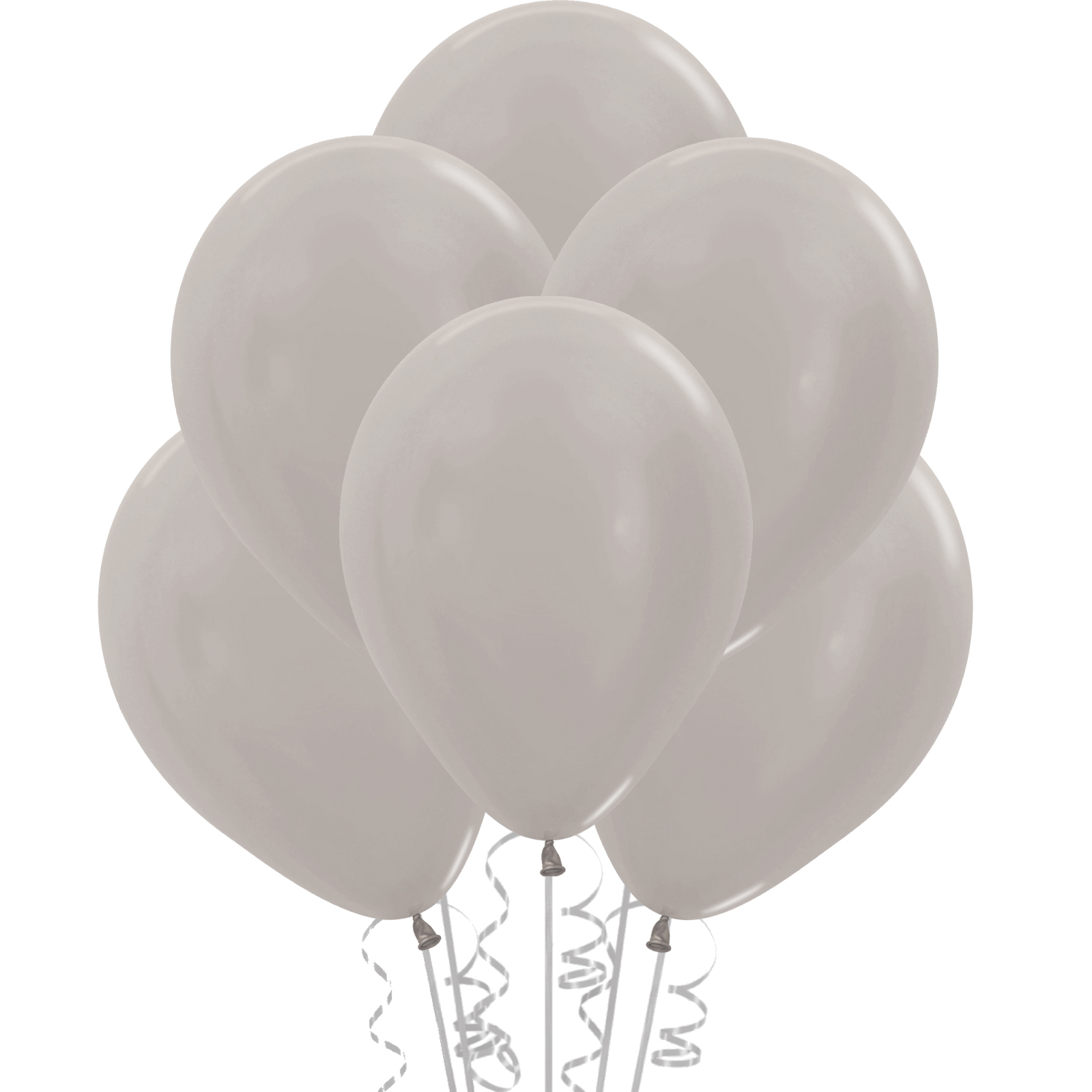 Silver Shimmer Balloons 30cm (Pack of 18) 