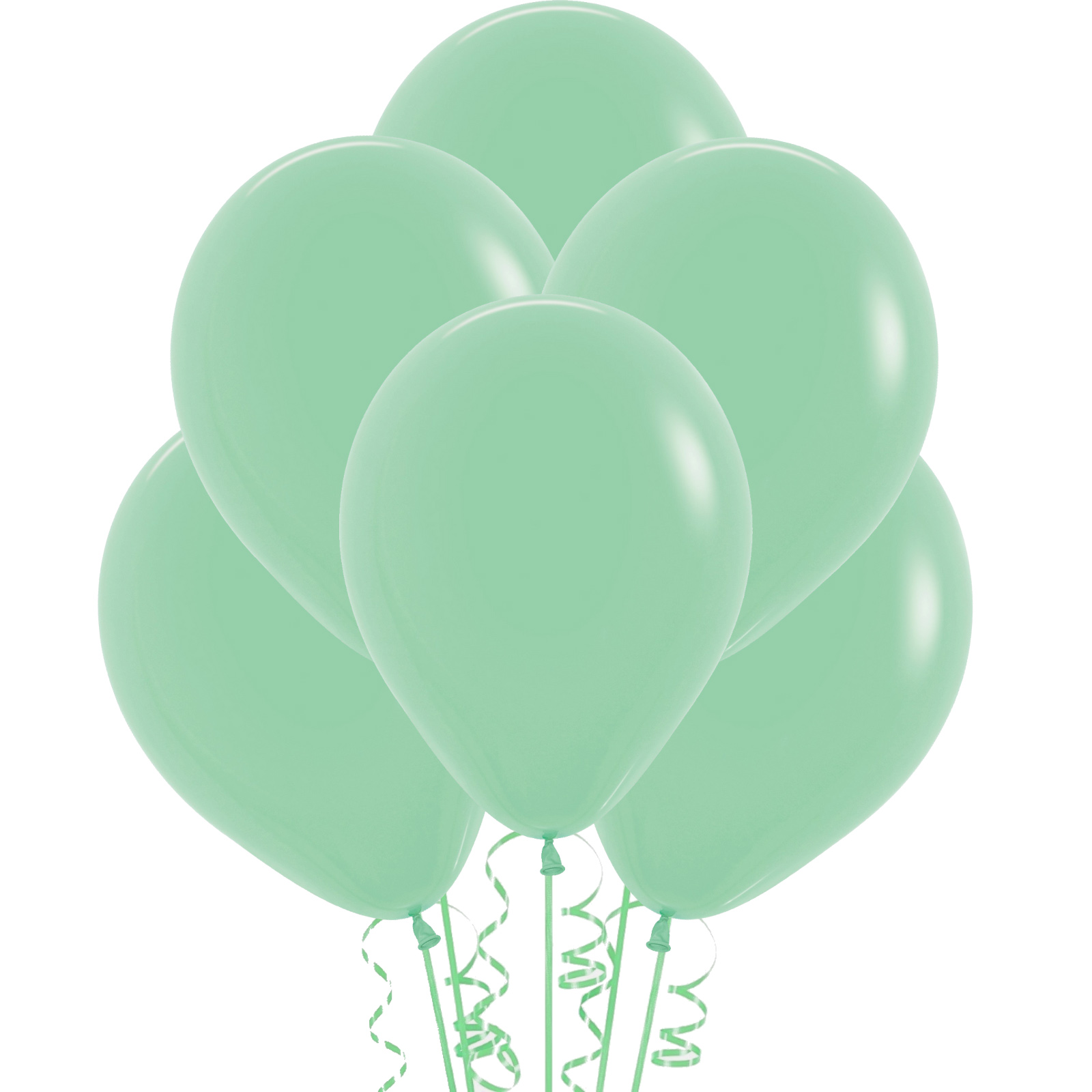 Pastel Green Matte Balloons 30cm (Pack of 18) 