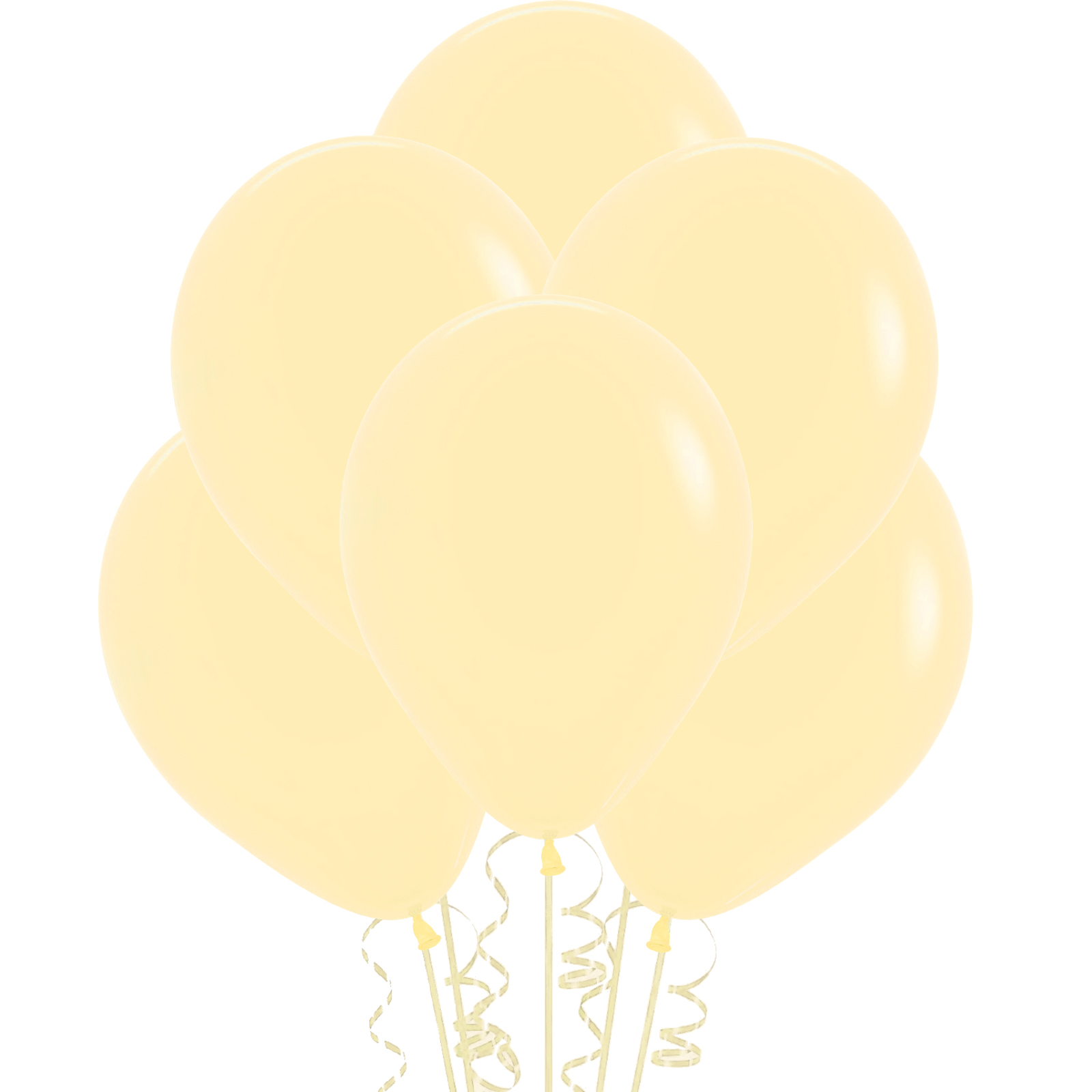 Pastel Yellow Matte Balloons 30cm (Pack of 18) 