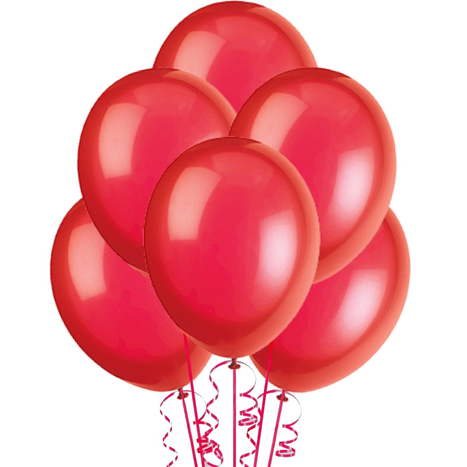 Red Latex Balloons 30cm Round (Pack of 50)